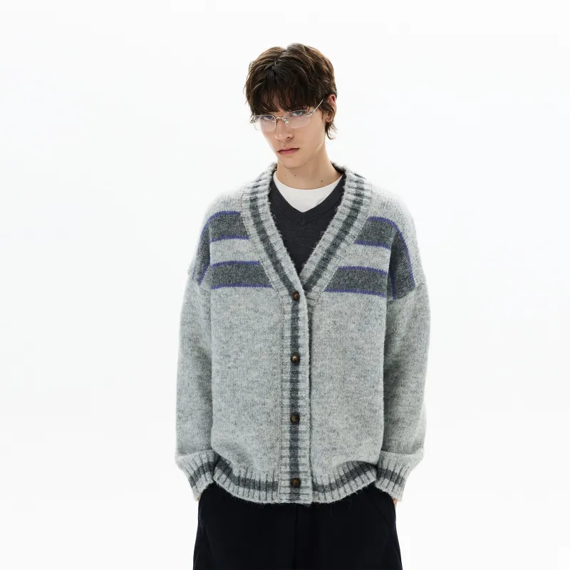 RT No. 59007 KNITWEAR STRIPED CARDIGAN sold by Real Takai