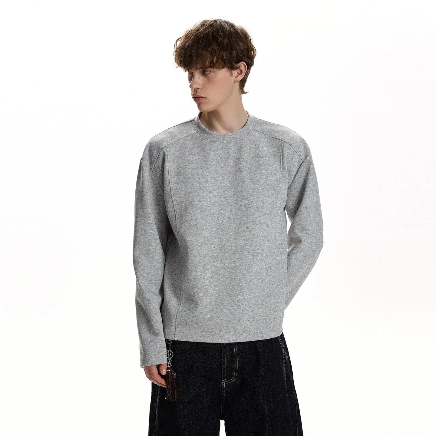 RT No. 59075 SILHOUETTE BOXY CREWNECK SWEATER sold by Real Takai product image thumbnail 3