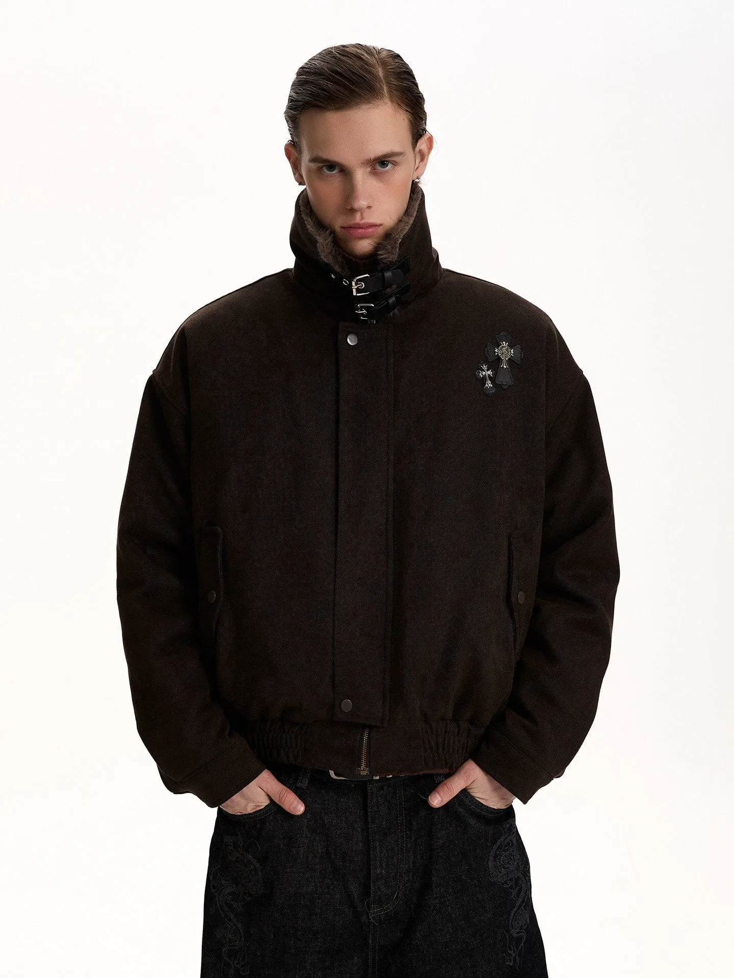 RT No. 58001 CROSS PATCH WOLF JACKET sold by Real Takai