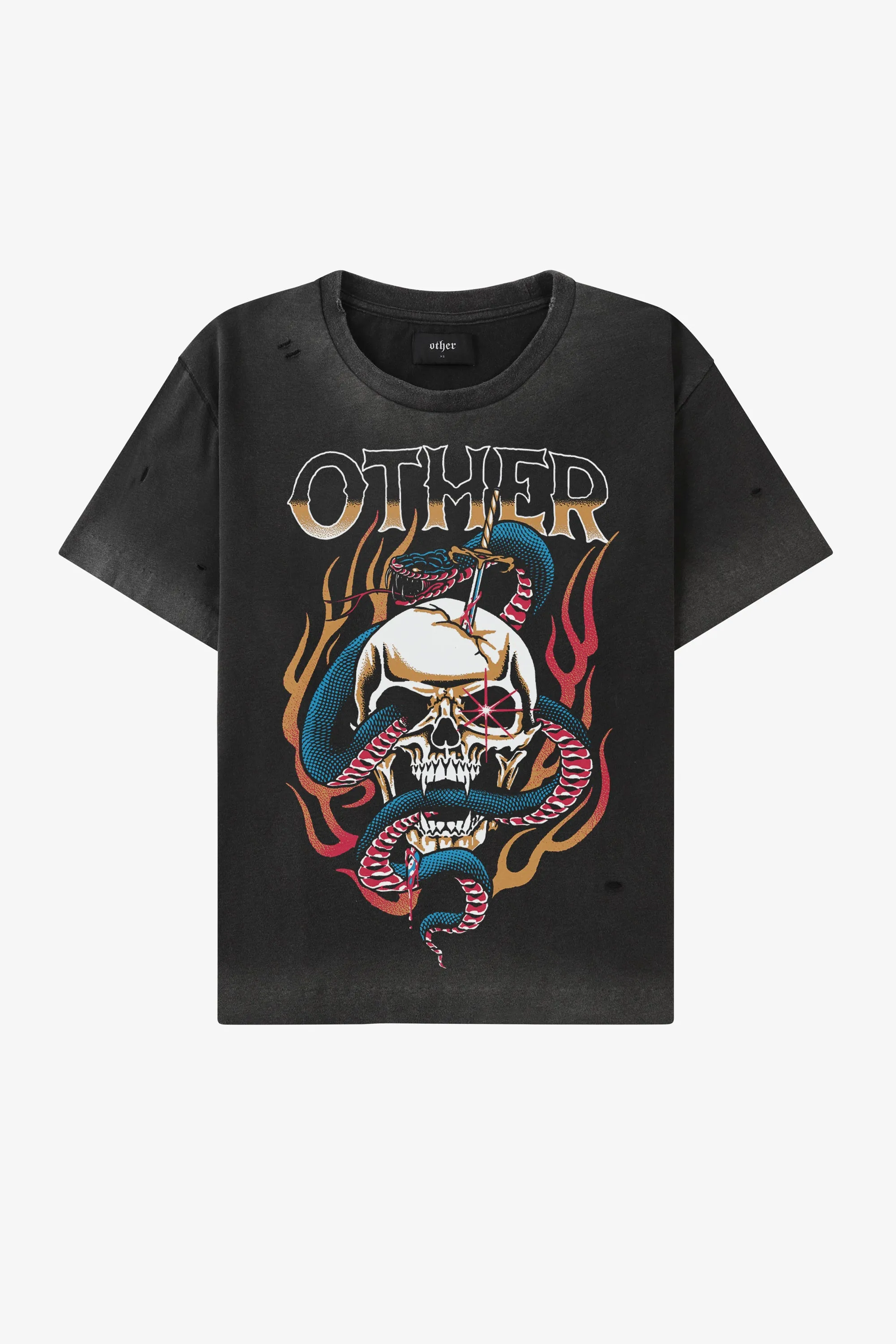 Deadly Viper Vintage Tee | Heavy Relic Black sold by Other UK