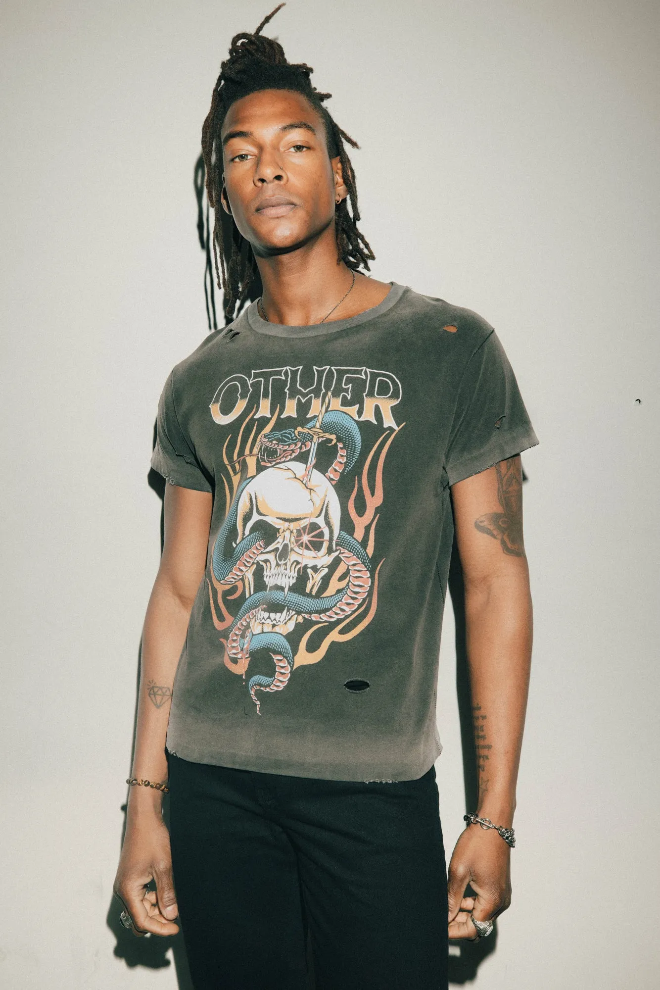 Deadly Viper Vintage Tee | Heavy Relic Black sold by Other UK product image thumbnail 3