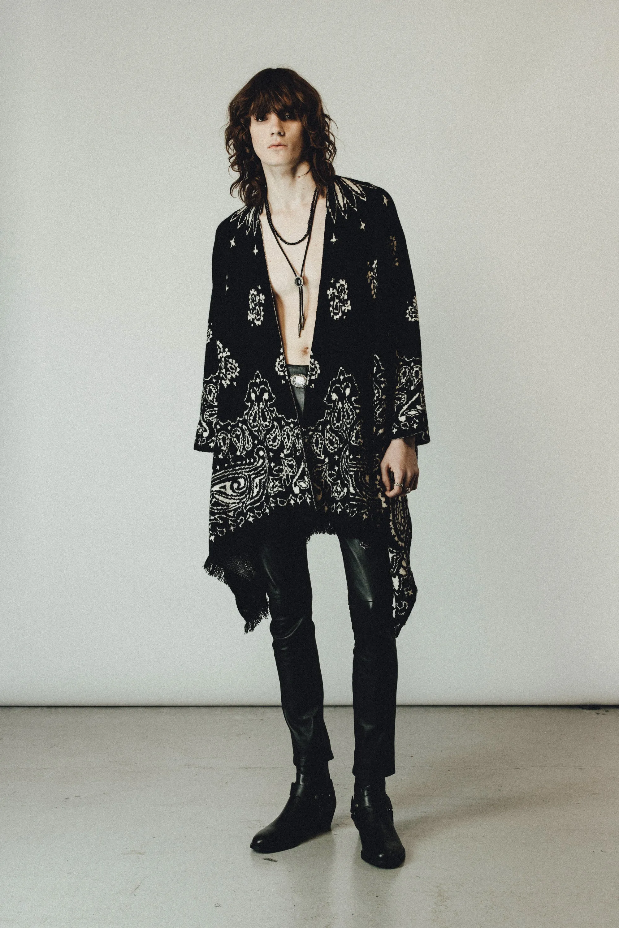 Western Bandana Poncho - Black sold by Other UK product image thumbnail 3