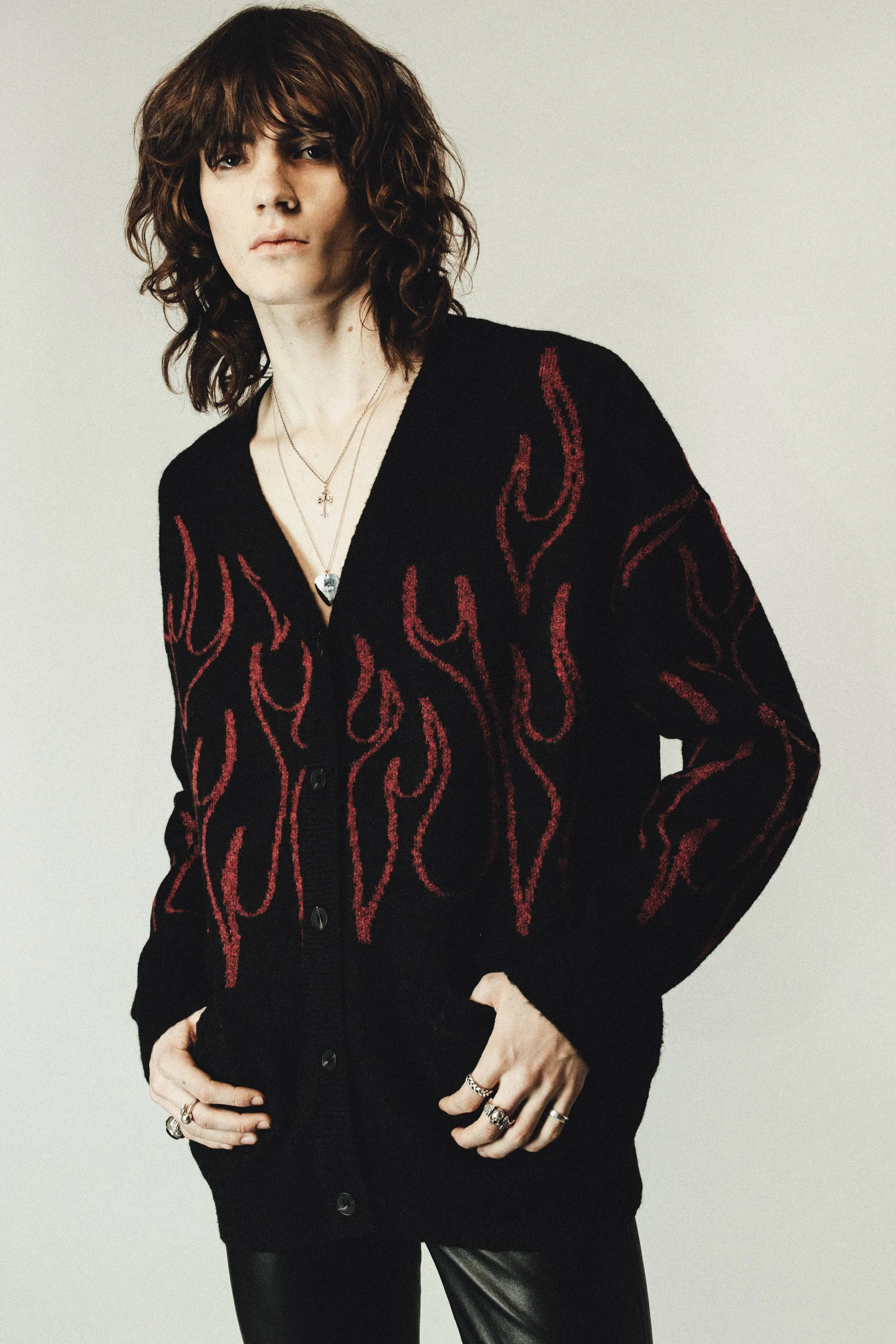 FLAME OVERSIZED CARDIGAN sold by Other UK product image thumbnail 2