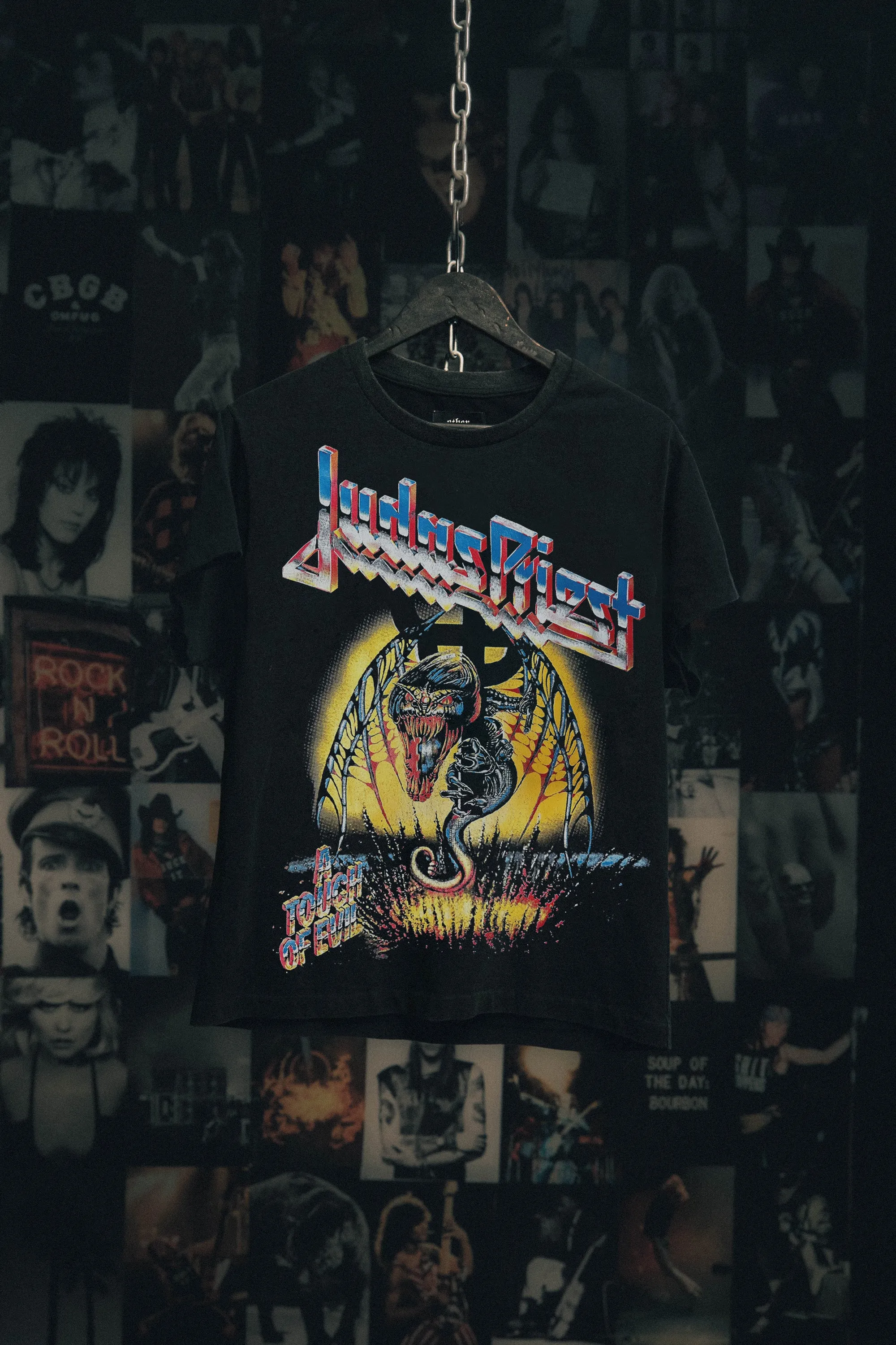 JUDAS PRIEST A TOUCH OF EVIL VINTAGE T-SHIRT sold by Other UK product image thumbnail 2