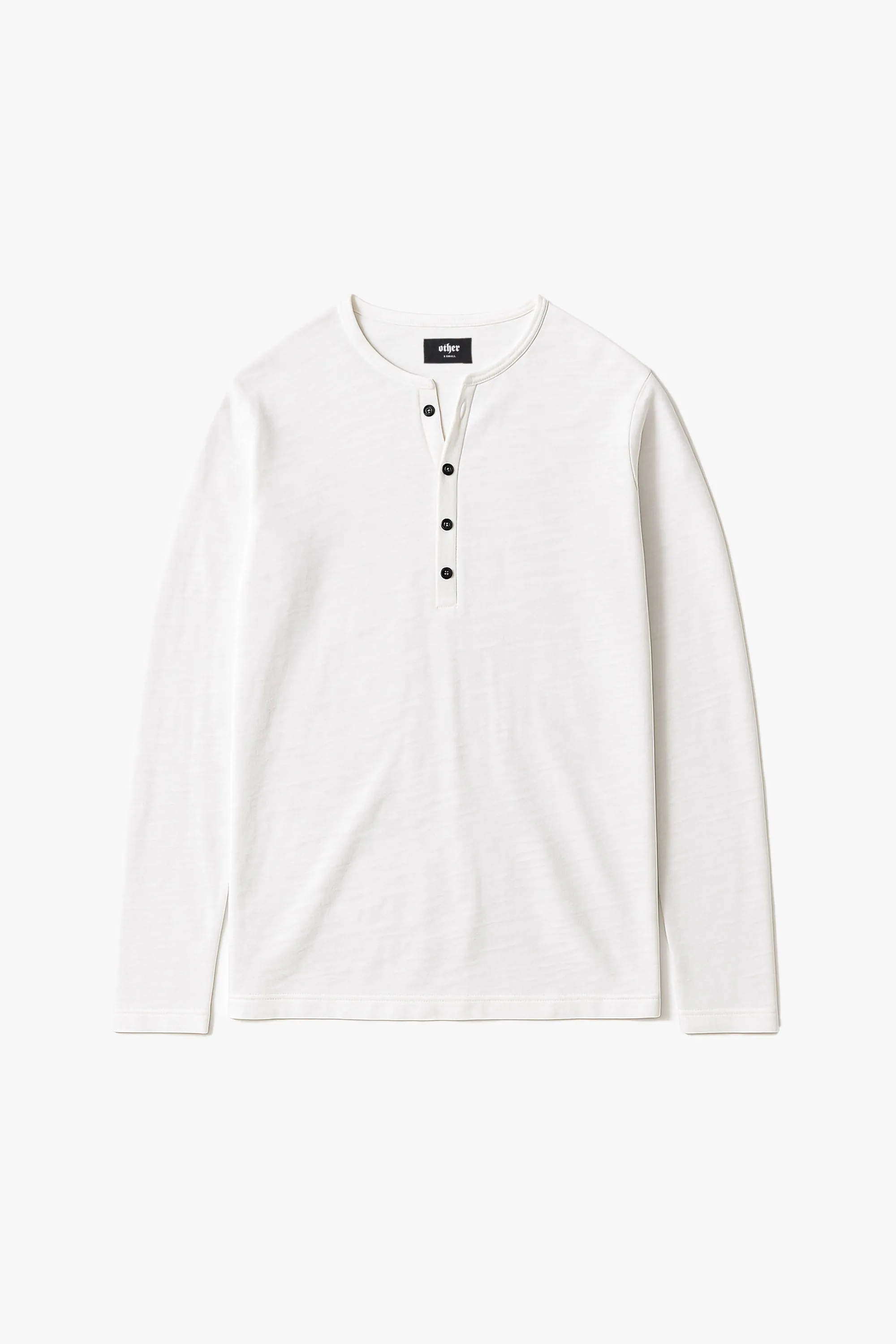 Damon Long Sleeve Henley T-Shirt - Bone sold by Other UK