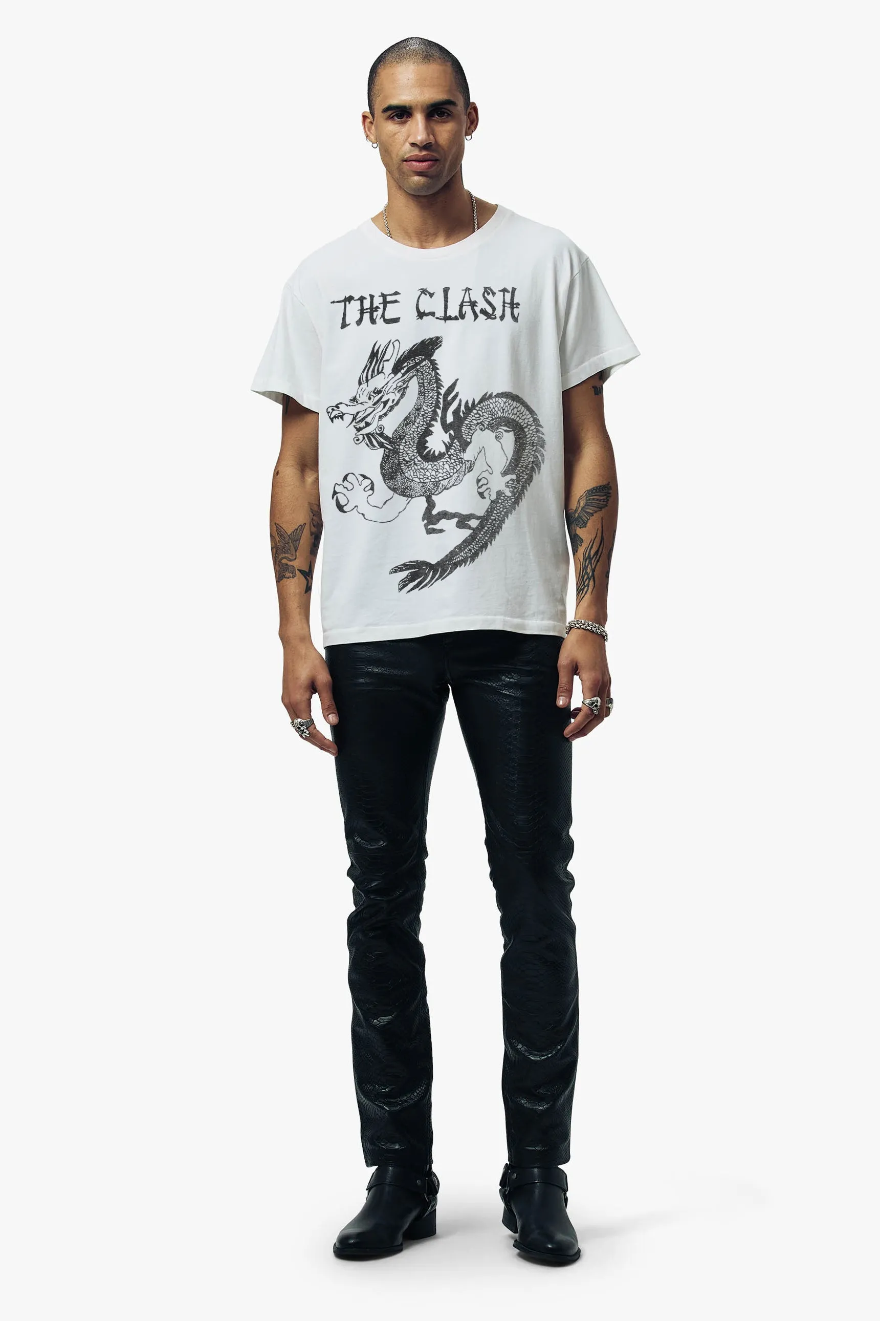 THE CLASH DRAGON VINTAGE T-SHIRT sold by Other UK product image thumbnail 2