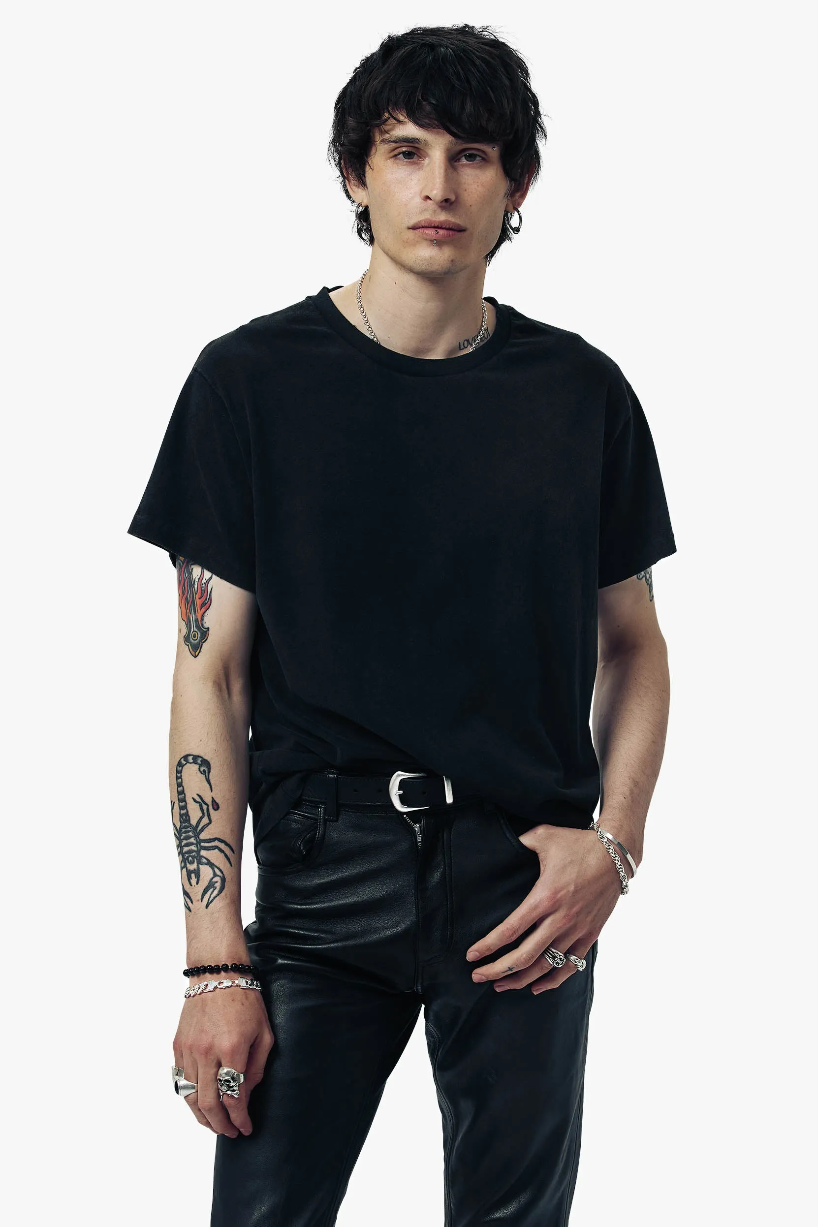 Vintage Issue T-Shirt - Worn Black sold by Other UK product image thumbnail 3