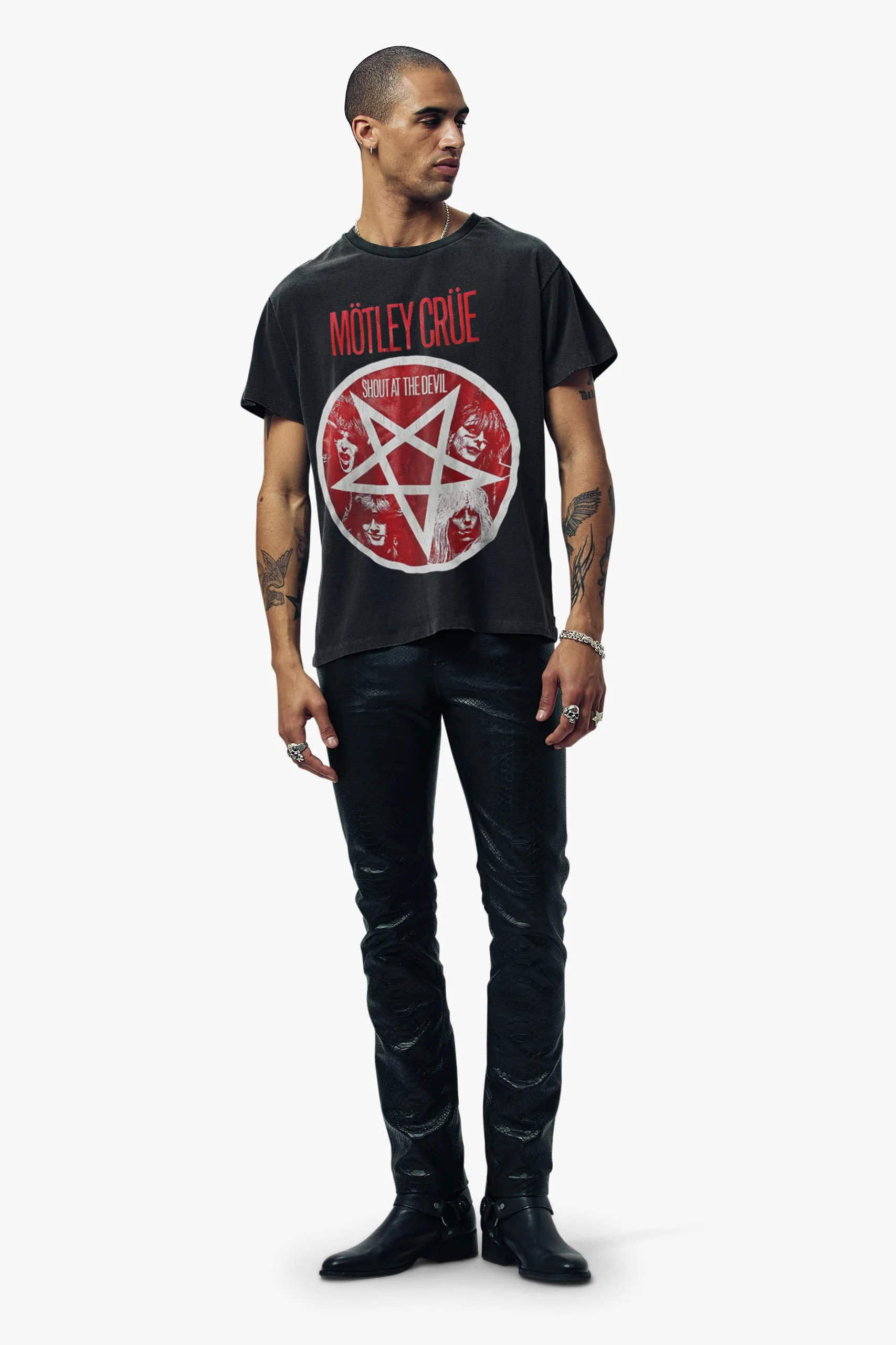 MOTLEY CRUE SHOUT AT THE DEVIL VINTAGE T-SHIRT sold by Other UK product image thumbnail 2