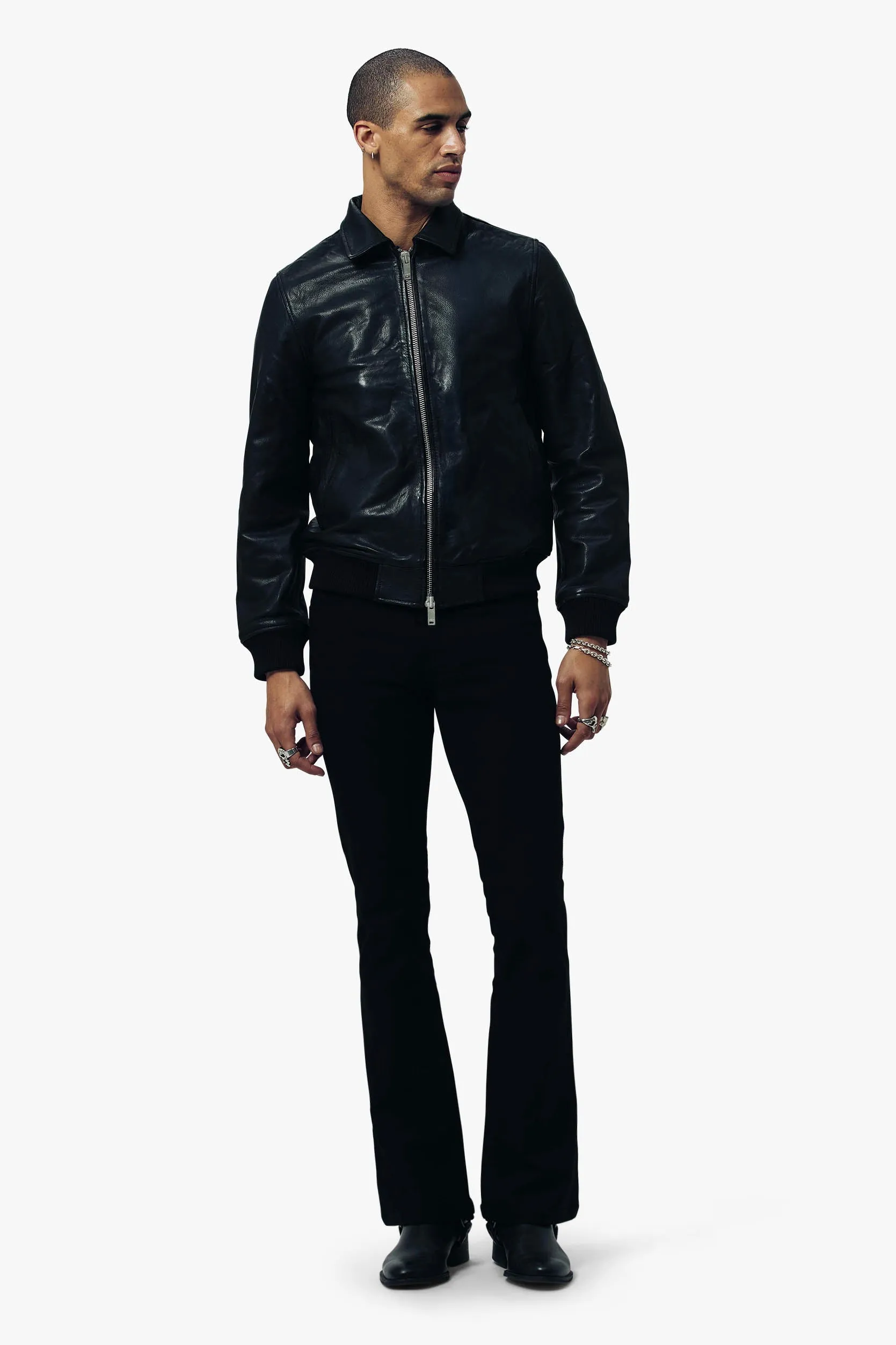 Ziggy Bomber Jacket | Vintage Black sold by Other UK product image thumbnail 5