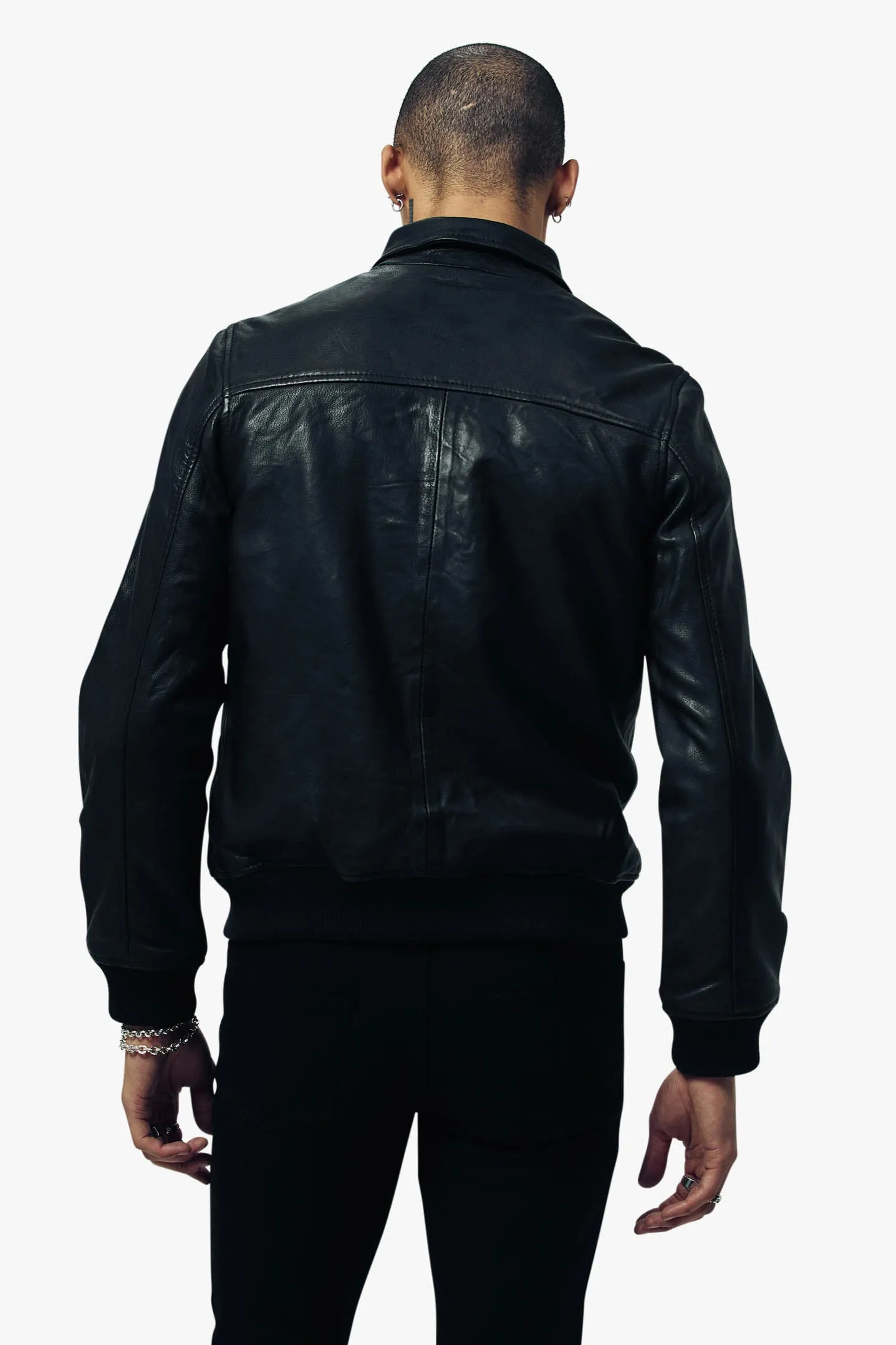 Ziggy Bomber Jacket | Vintage Black sold by Other UK product image thumbnail 4