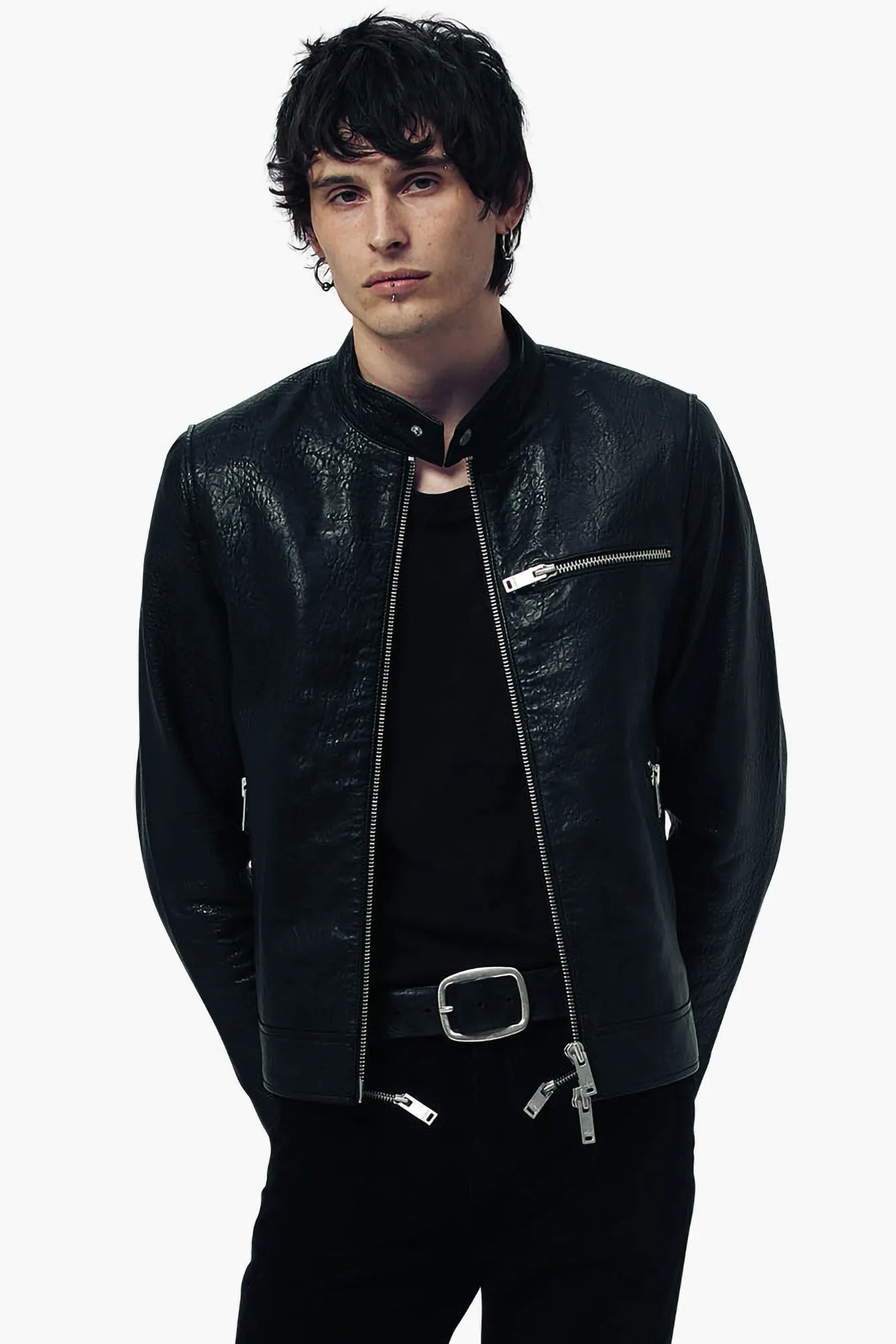 O73H RACER Leather Jacket sold by Other UK product image thumbnail 3