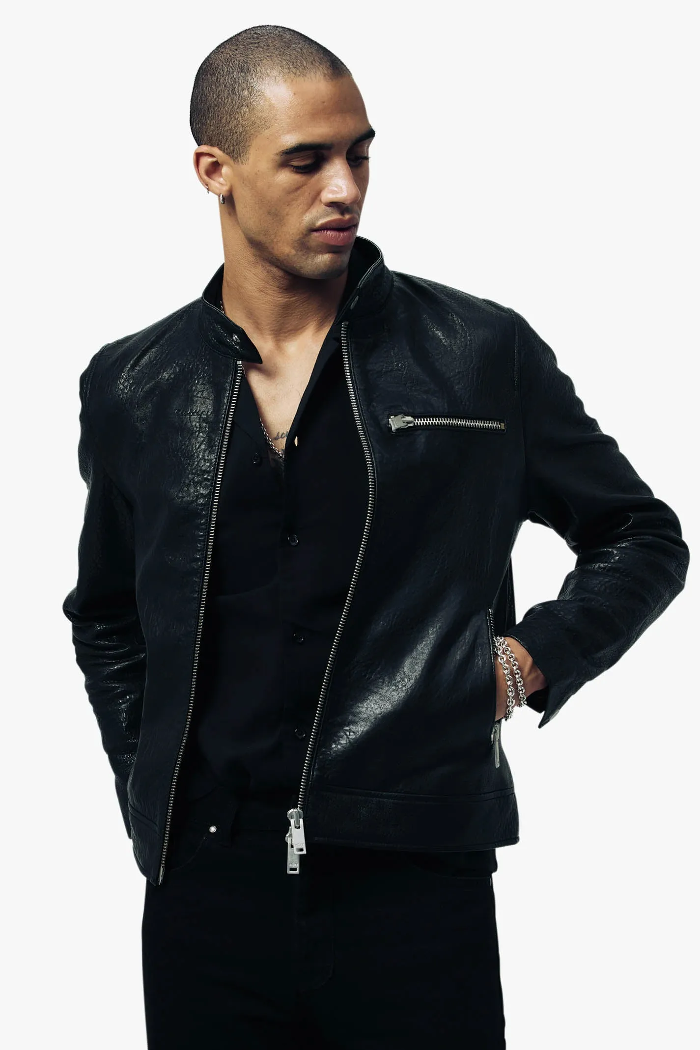 O73H RACER Leather Jacket sold by Other UK product image thumbnail 5