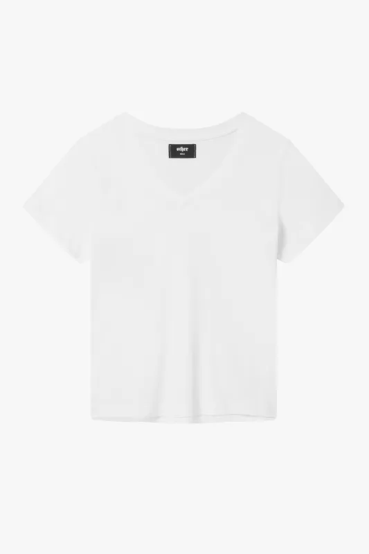 V Neck T-Shirt | White sold by Other UK