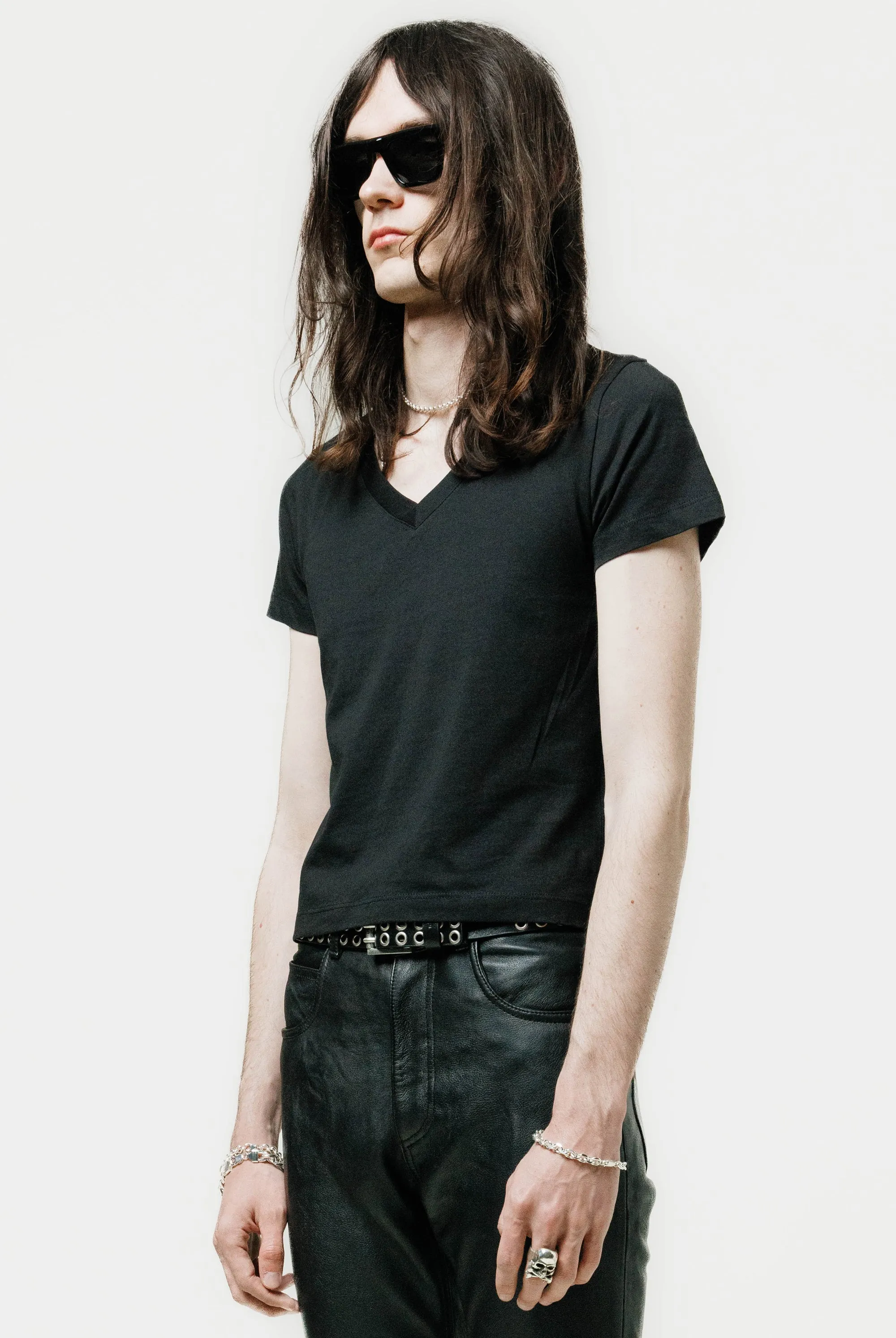 V Neck T-Shirt | Black sold by Other UK product image thumbnail 4