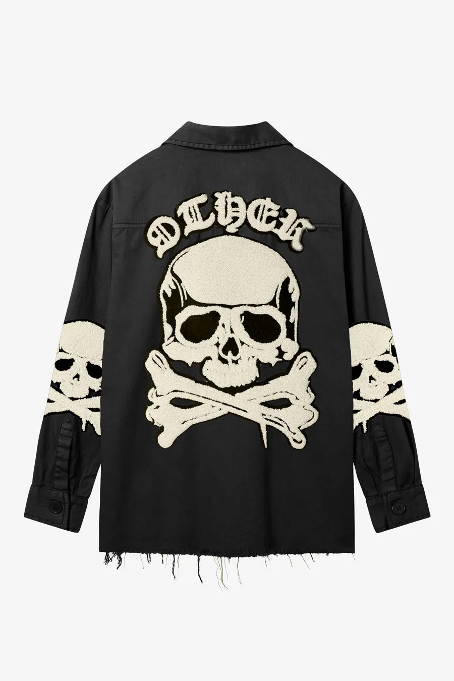 Skull & Crossbones Military Shirt - Relic Black sold by Other UK product image thumbnail 2