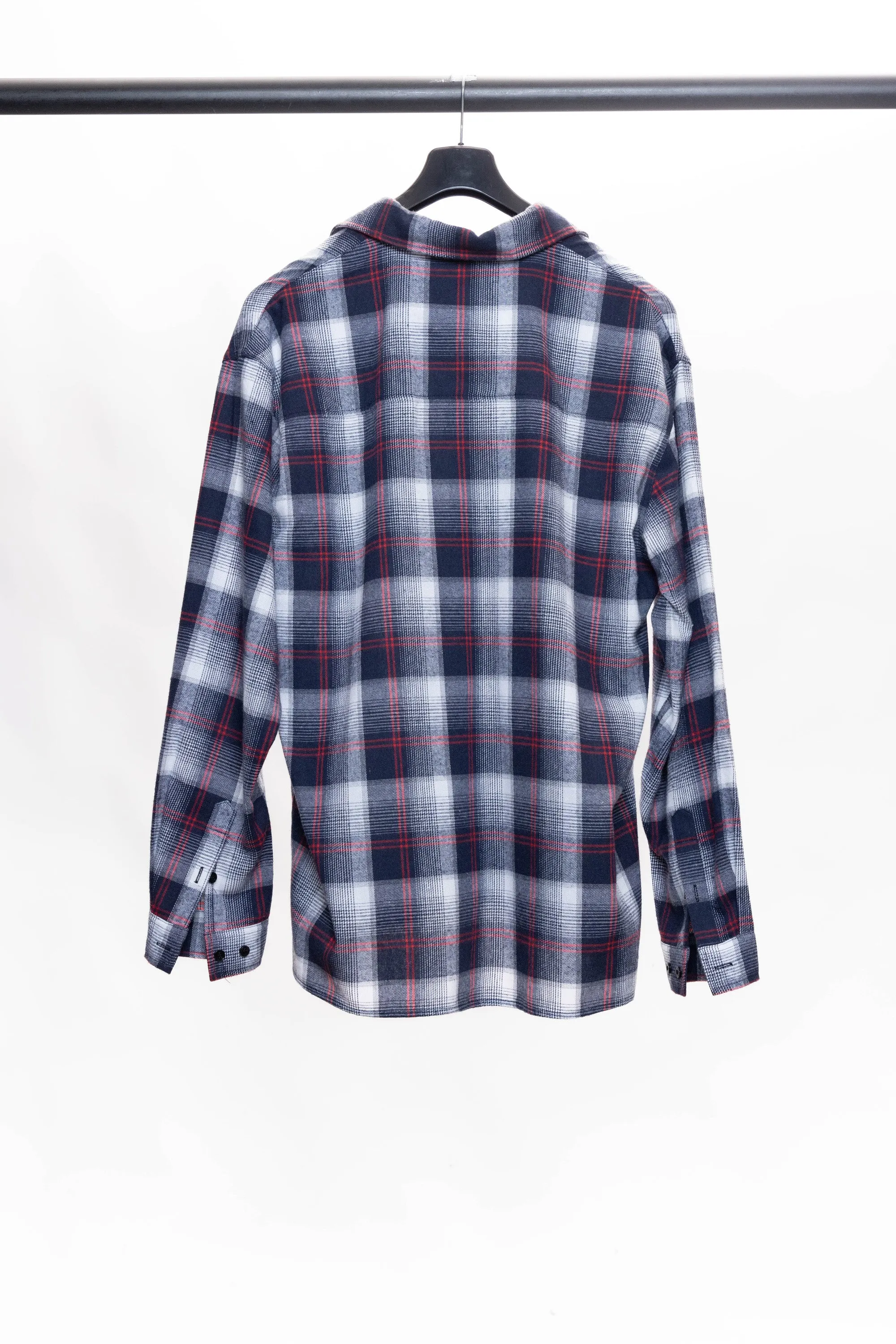Flannel Shirt | Navy + Red sold by Other UK product image thumbnail 2