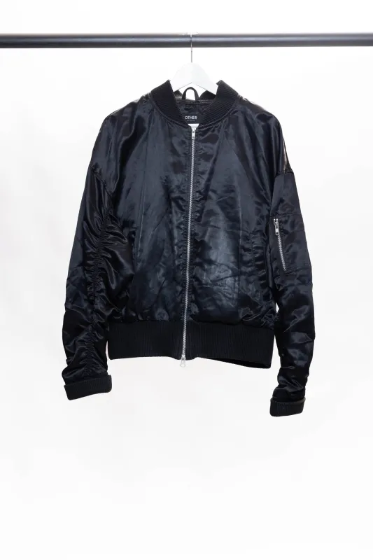 Oversized Bomber Jacket | Black sold by Other UK