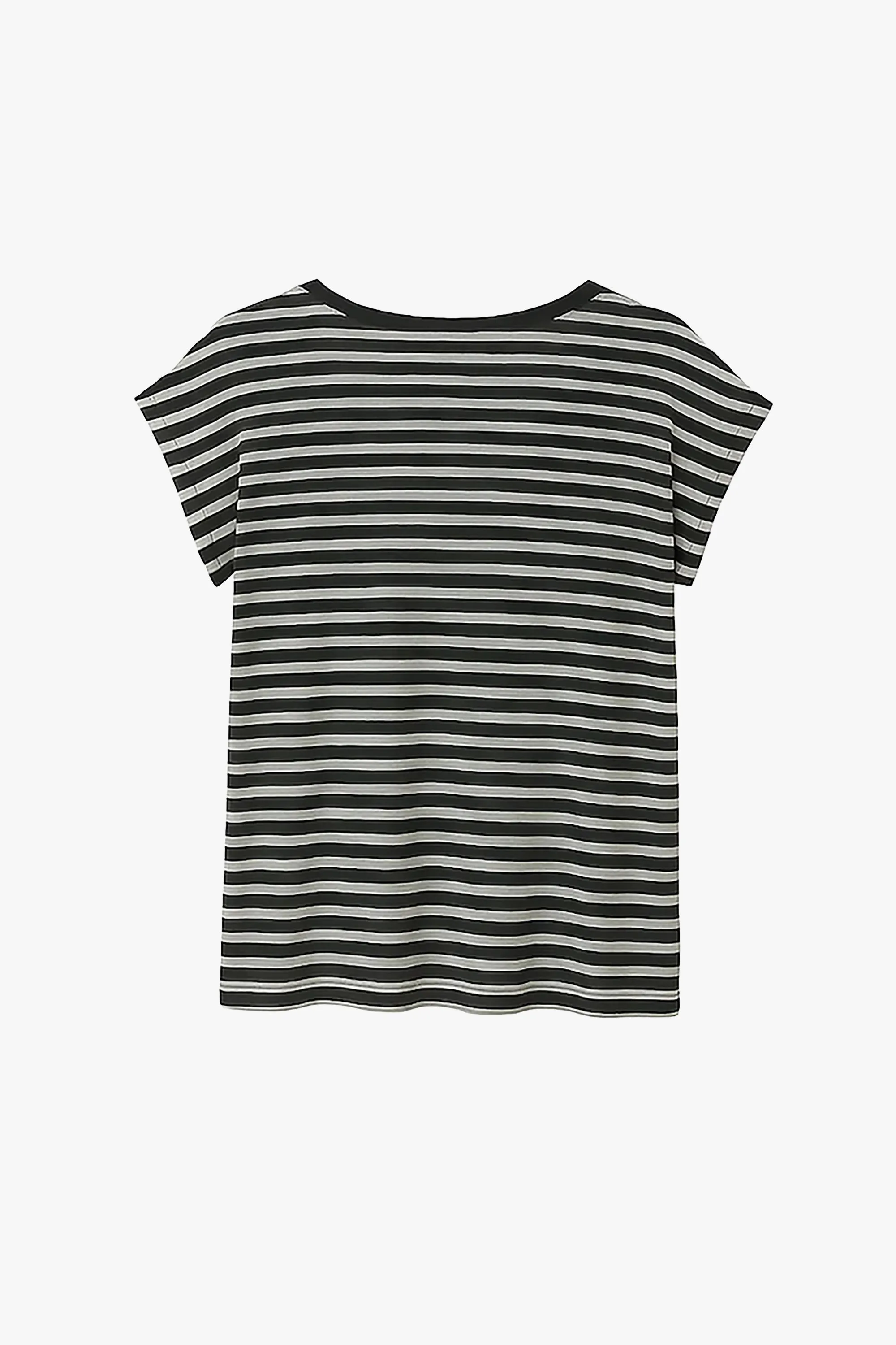 Lazarus Scoop Neck T-Shirt - Stripe sold by Other UK product image thumbnail 3