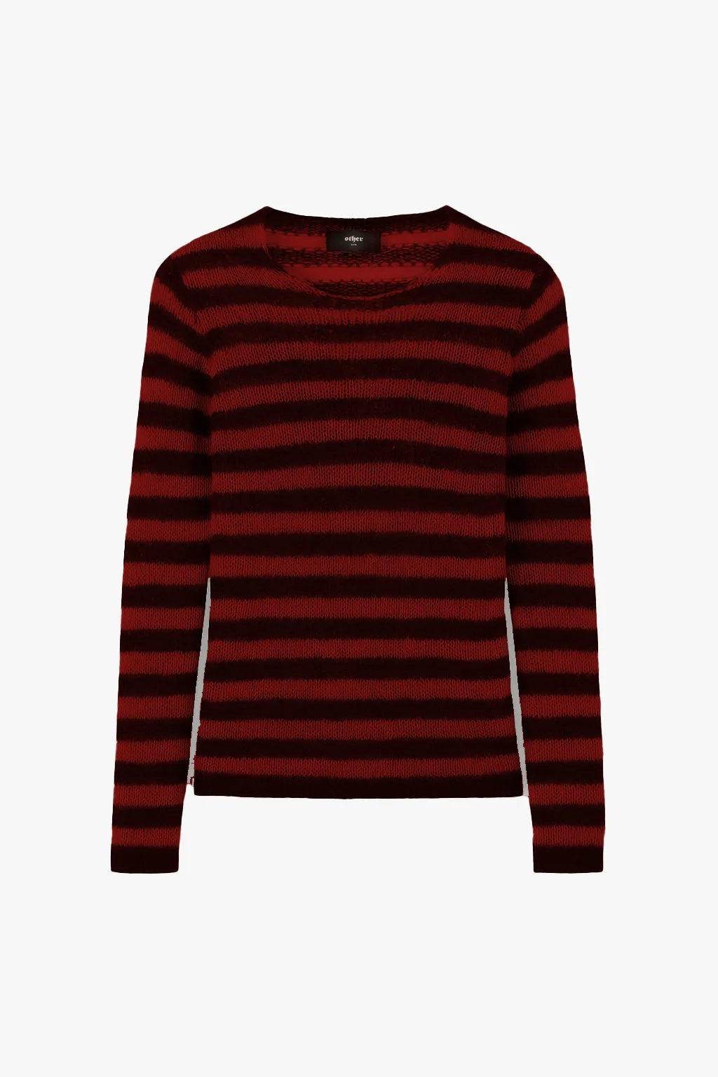 CLASSIC STRIPE NAVARRO JUMPER - BLACK & OXBLOOD - WOMENS sold by Other UK