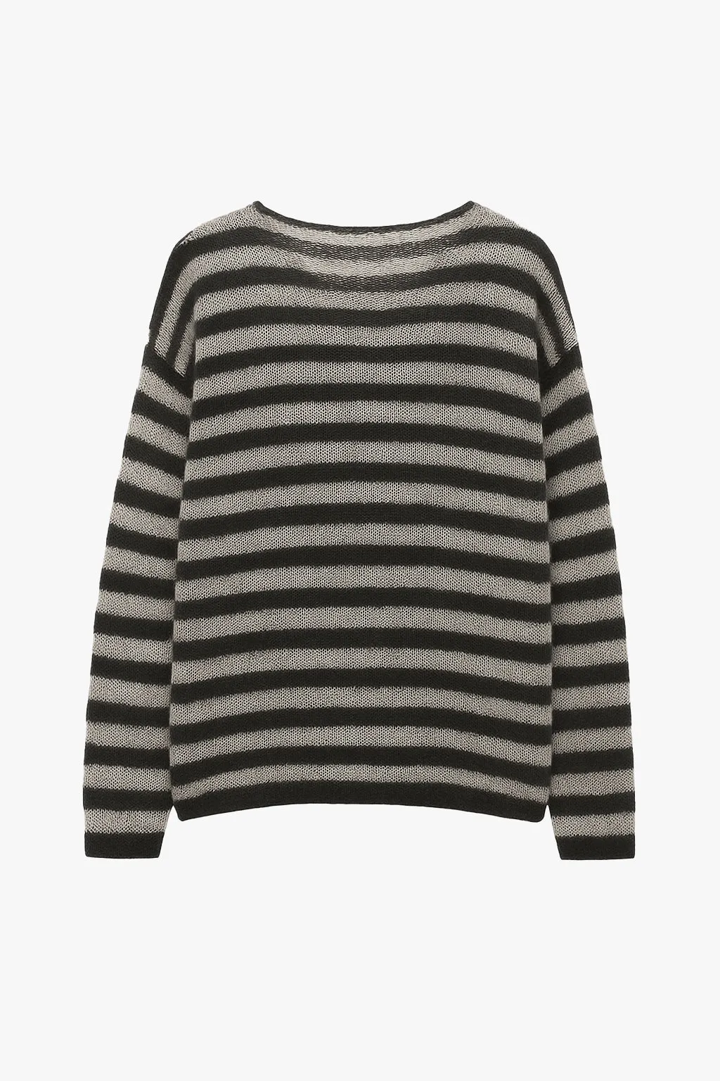 OVERSIZED CLASSIC STRIPE NAVARRO JUMPER - BLACK & DIRTY WHITE - WOMENS sold by Other UK product image thumbnail 3