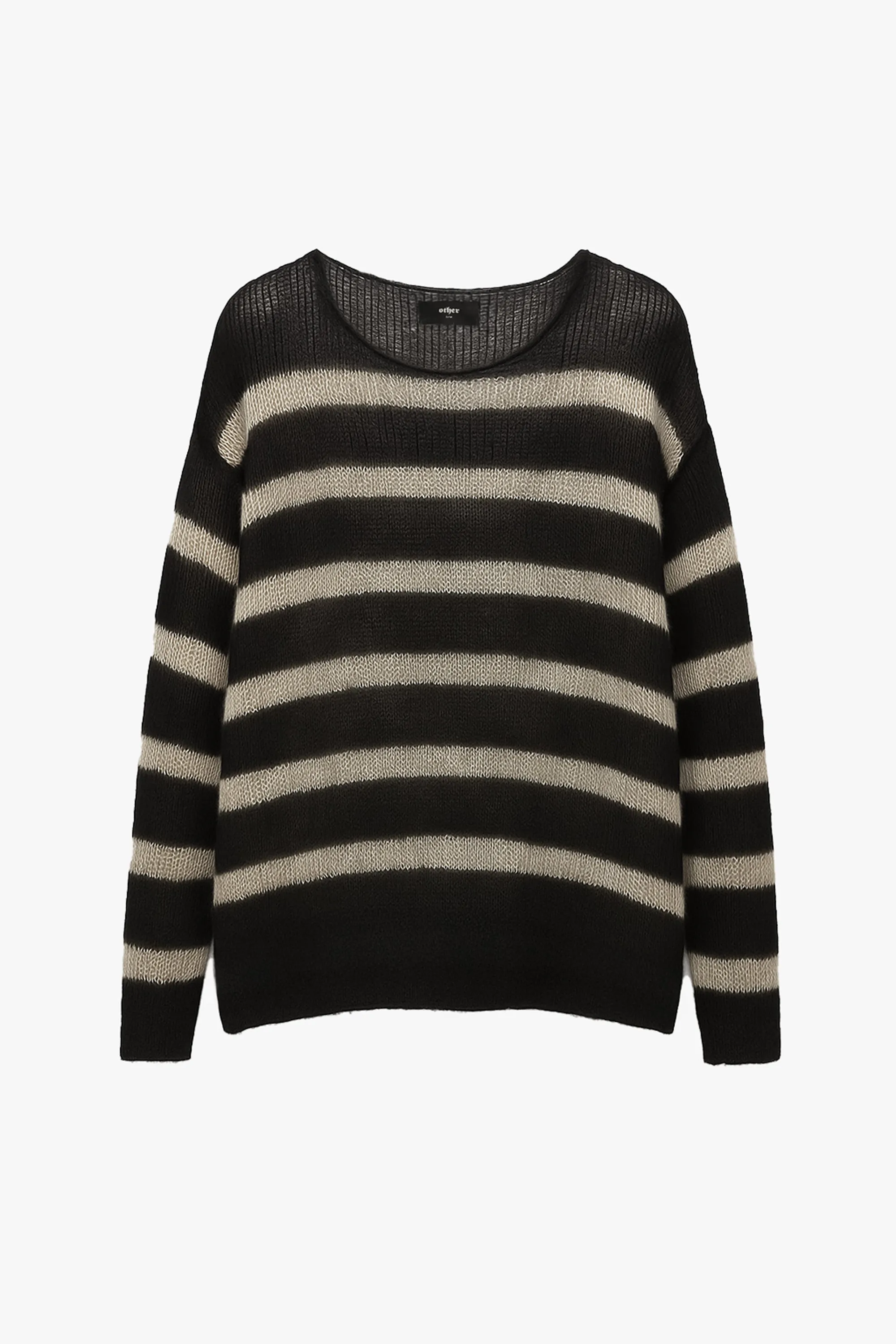OVERSIZED BAND STRIPE NAVARRO JUMPER - BLACK & BONE - WOMENS sold by Other UK