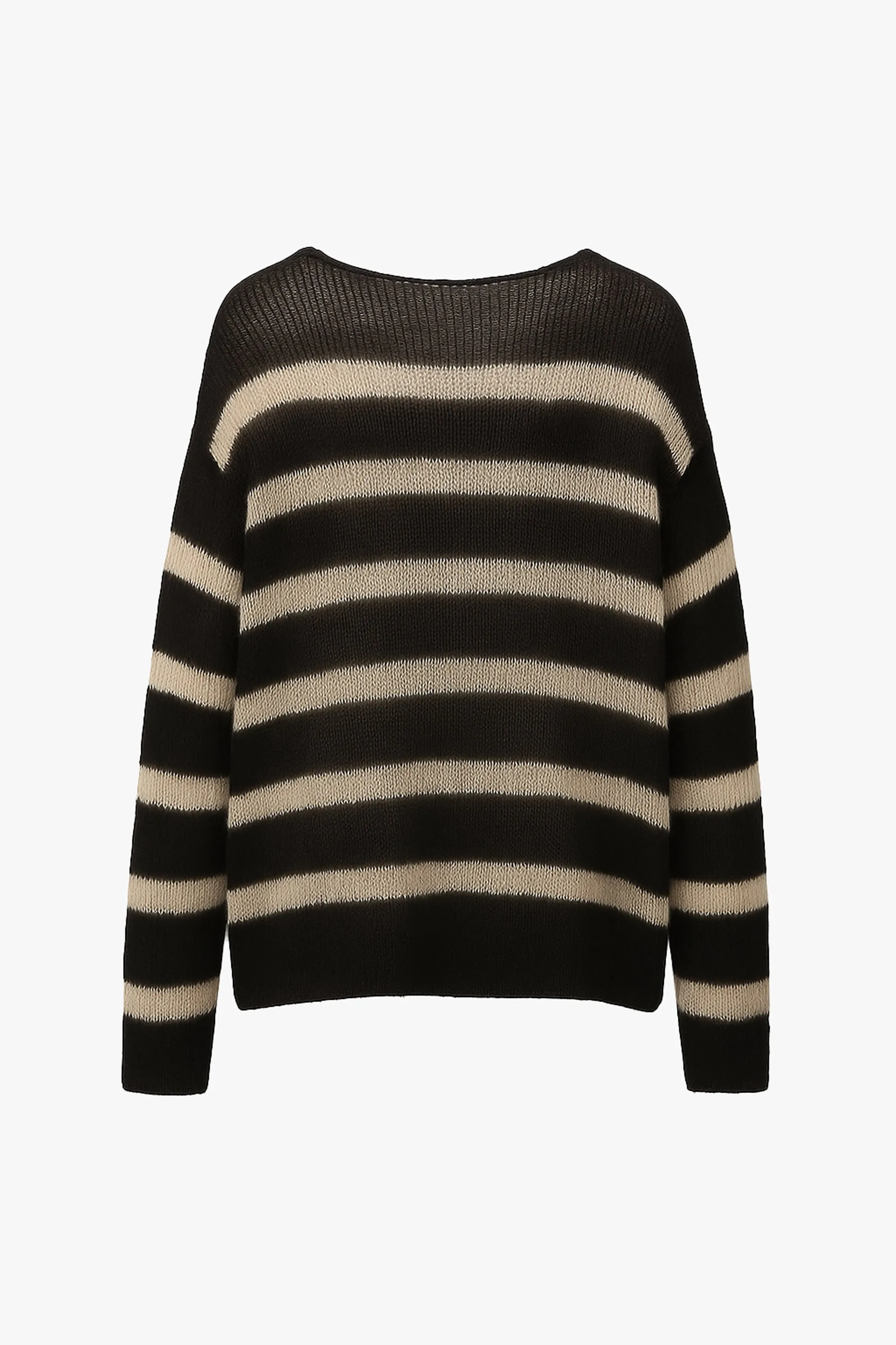 OVERSIZED BAND STRIPE NAVARRO JUMPER - BLACK & BONE - WOMENS sold by Other UK product image thumbnail 3