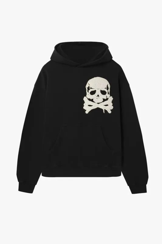 Skull & Crossbones Patch Oversized Hoodie sold by Other UK