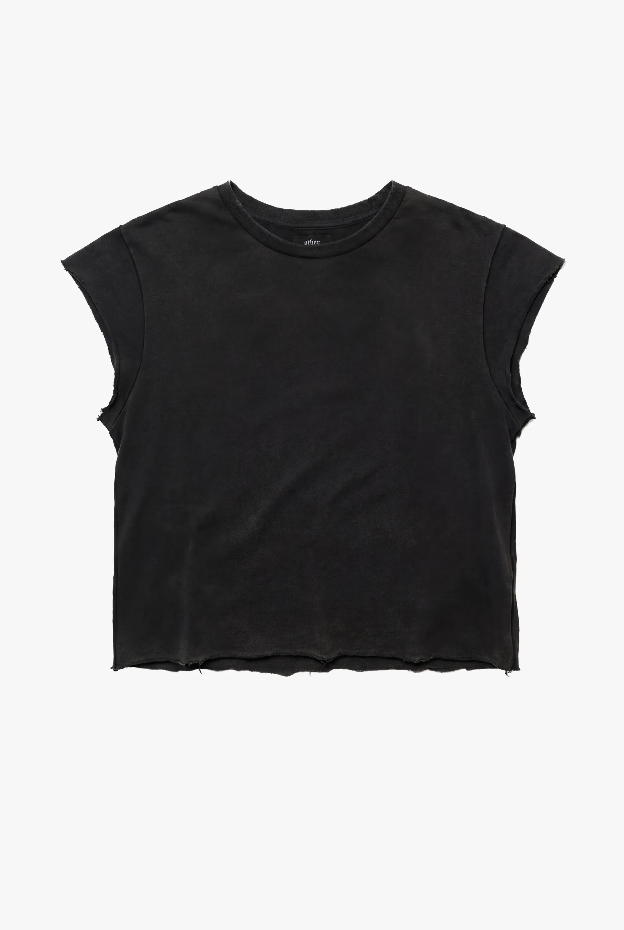 Vintage Issue Raw Edge T-Shirt - Worn Black - Women sold by Other UK