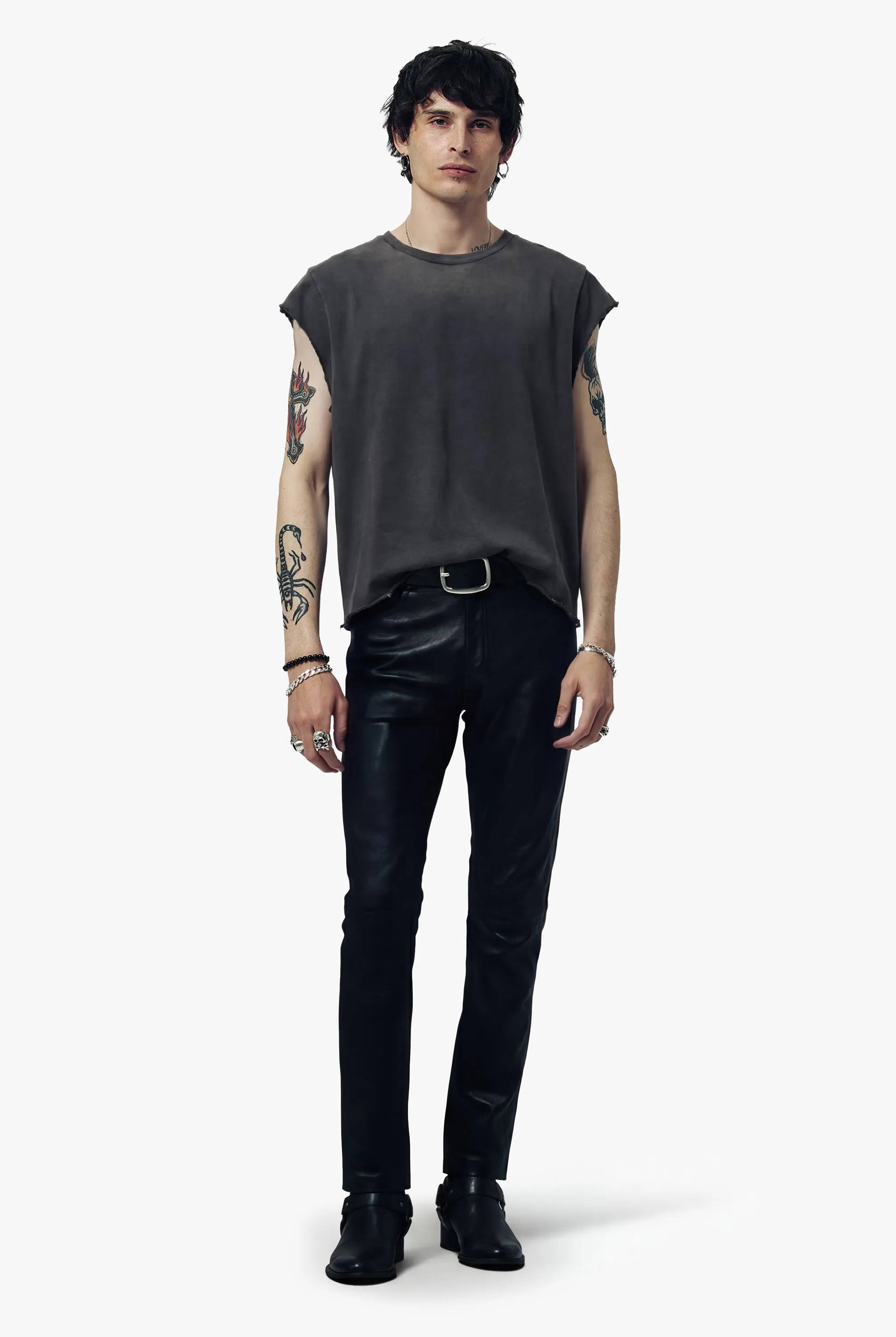 Vintage Issue Raw Edge T-Shirt - Heavy Relic Black sold by Other UK product image thumbnail 2