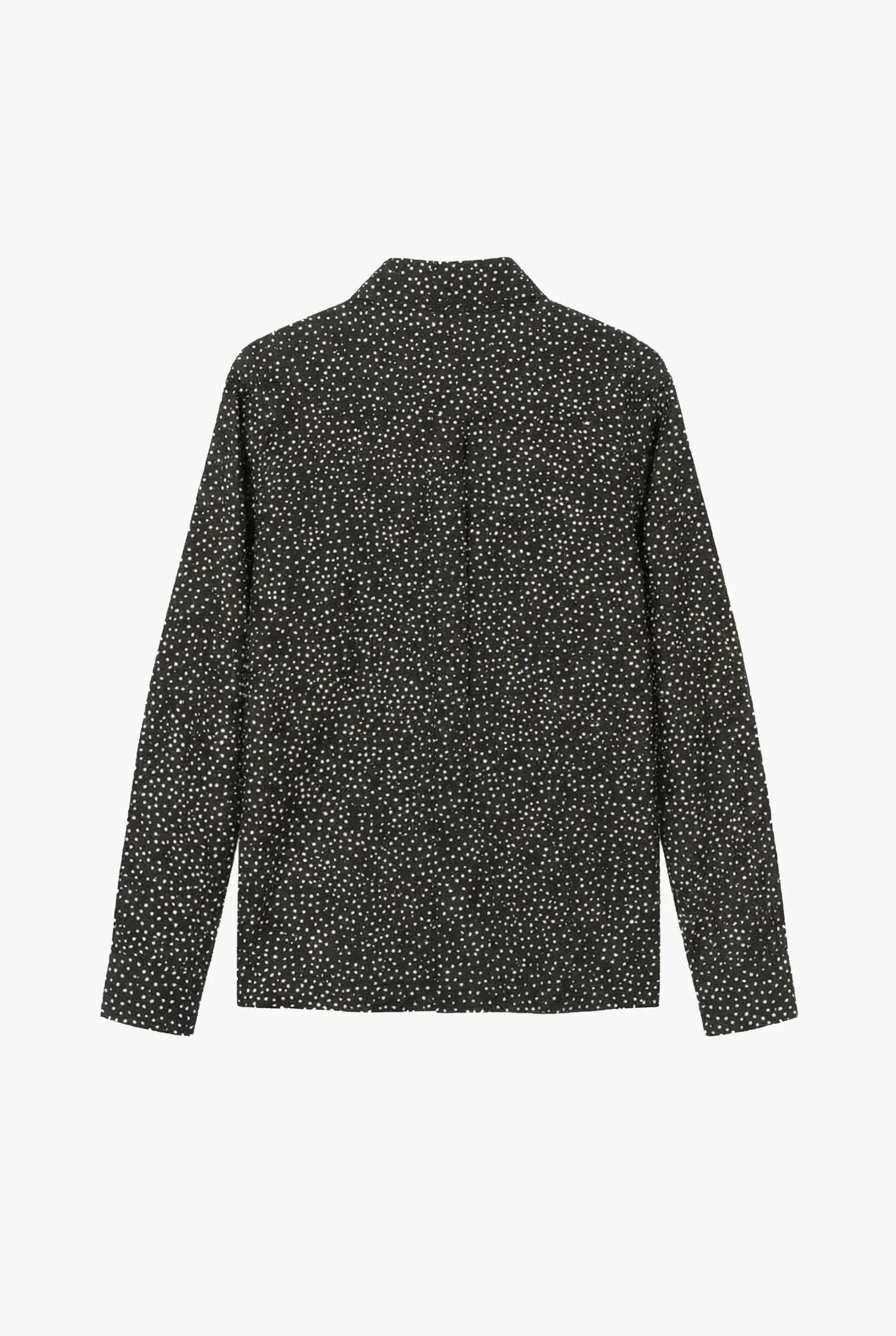 Scattered Dot Long Sleeve Shirt - Black sold by Other UK product image thumbnail 4