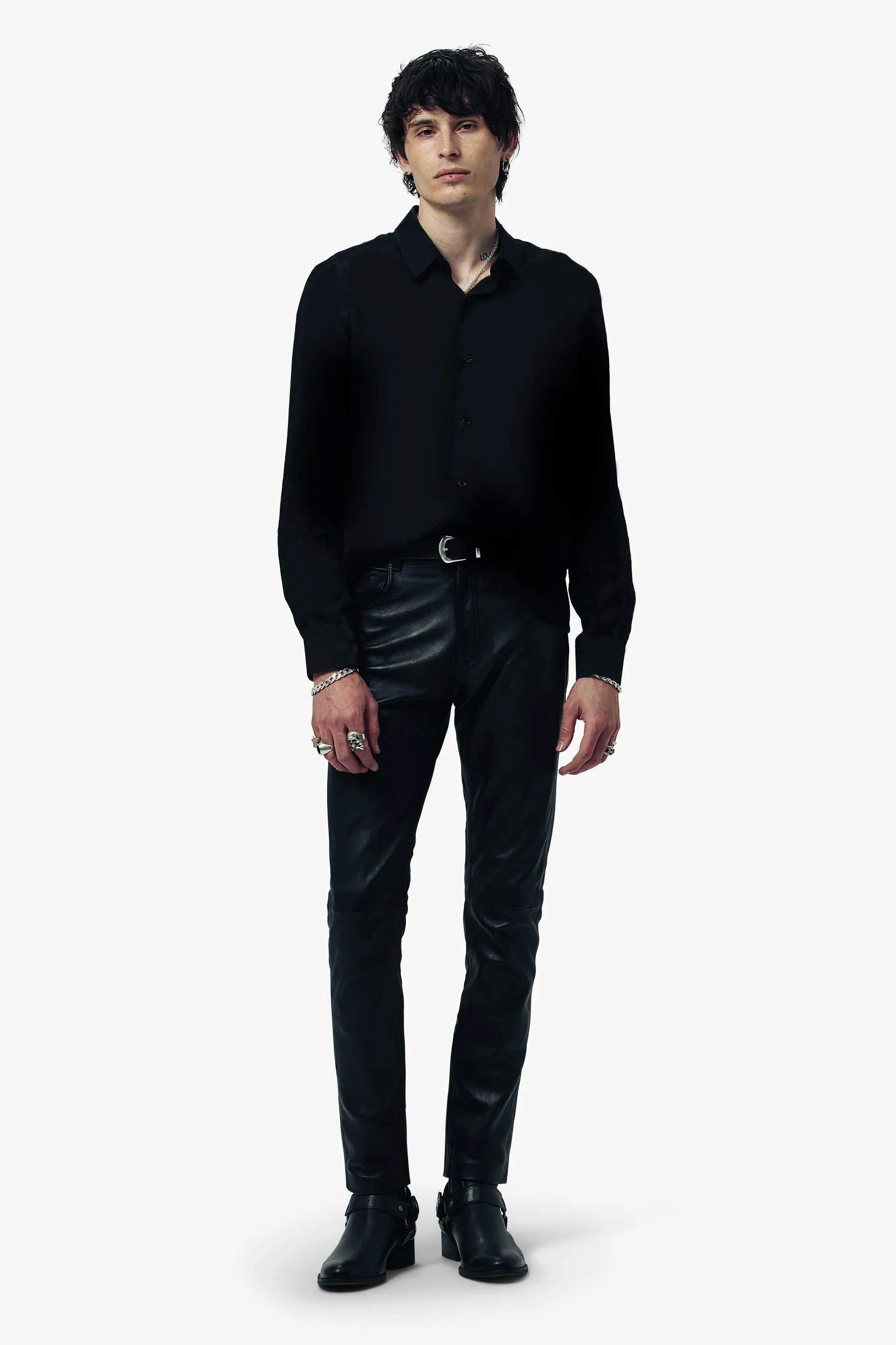 Black Long Sleeve Shirt - Black sold by Other UK product image thumbnail 2