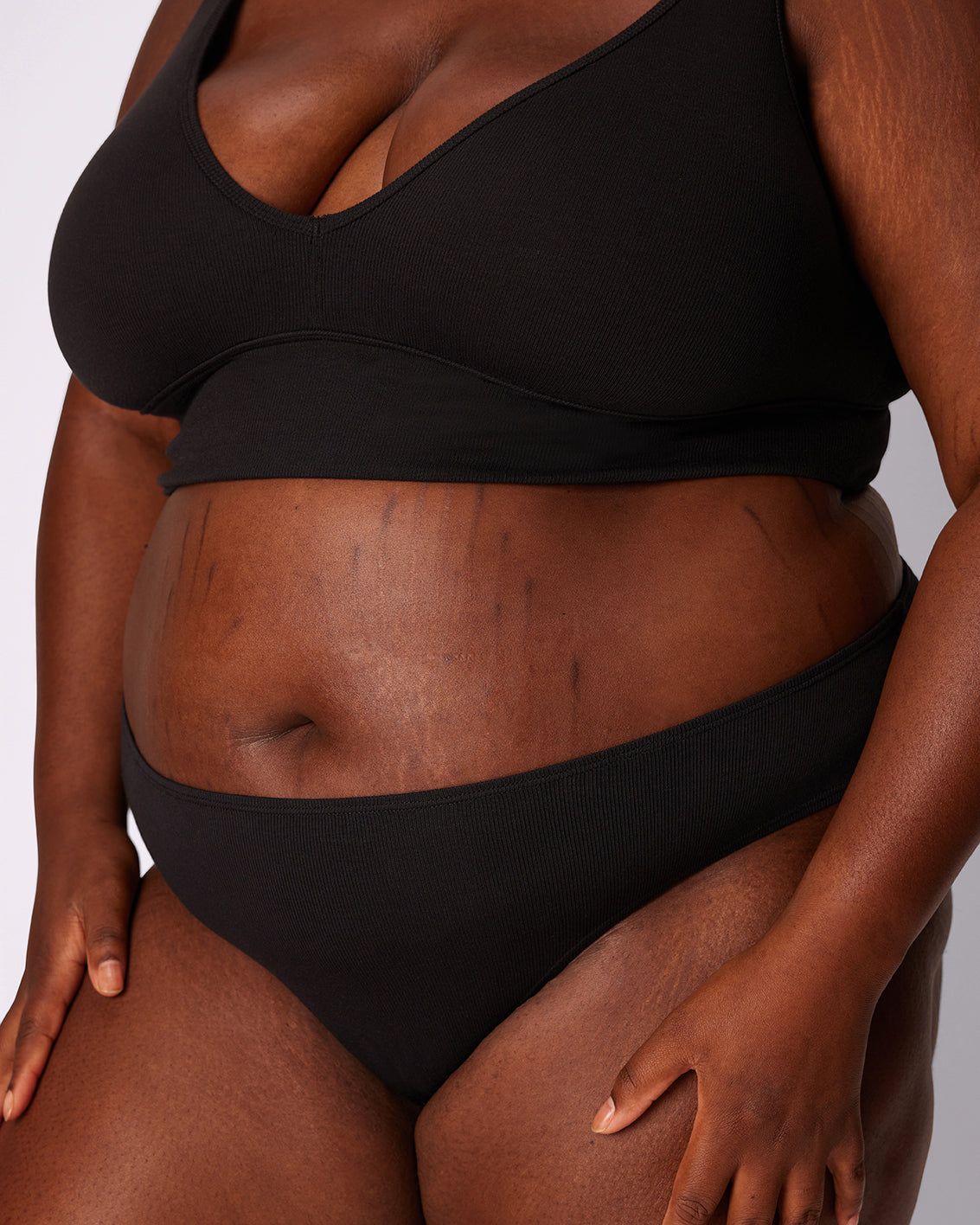 Vintage Rib Second Skin High Rise Brief | Lush Rib (Eightball) sold by Parade product image thumbnail 3