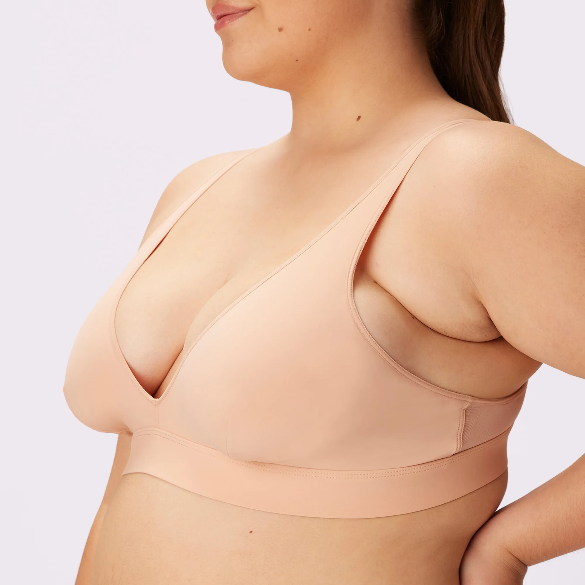 Re:Play Plunge Bralette | Ultra-Soft Re:Play | Archive (Eraser) sold by Parade product image thumbnail 2