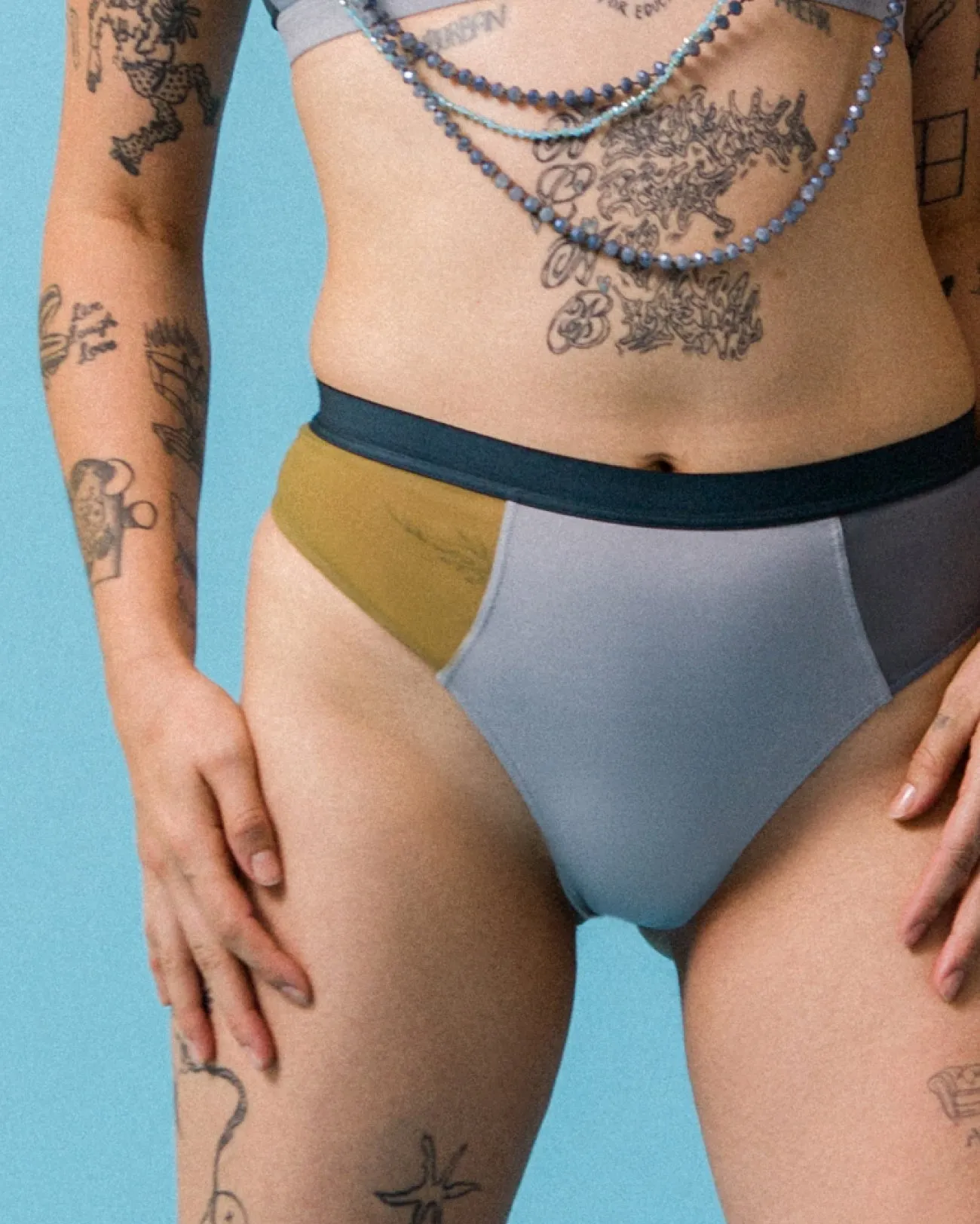 Re:Play High Waisted Thong | Ultra-Soft Re:Play | Archive (Icy Forest) sold by Parade