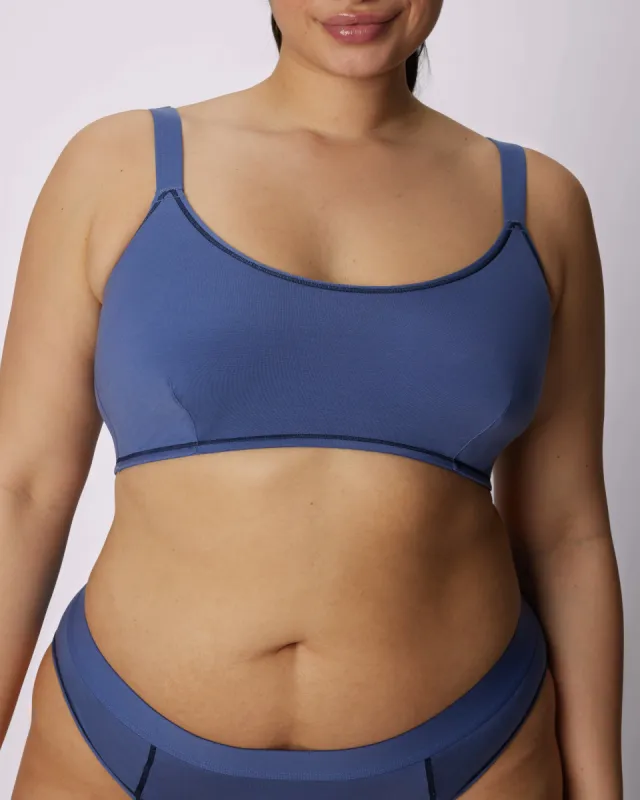 Vintage Soft Scoop Bralette | New:Cotton | Archive (Dew Drop) sold by Parade