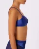 Flirty Lace Float Bralette | Glow Satin | Archive (True Blue) sold by Parade