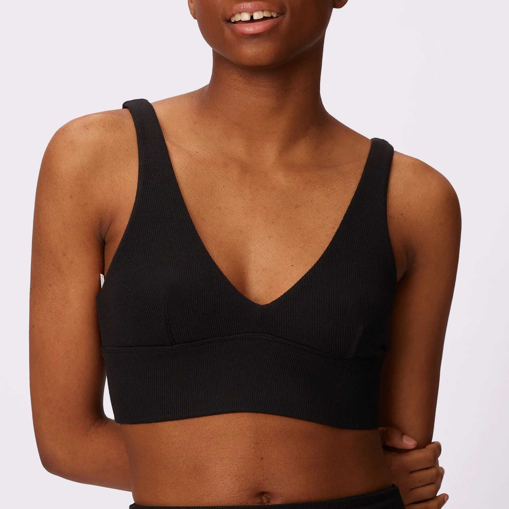 Lush Sculpt Plunge Longline Bralette | Lush Rib | Archive (Eightball) sold by Parade product image thumbnail 4