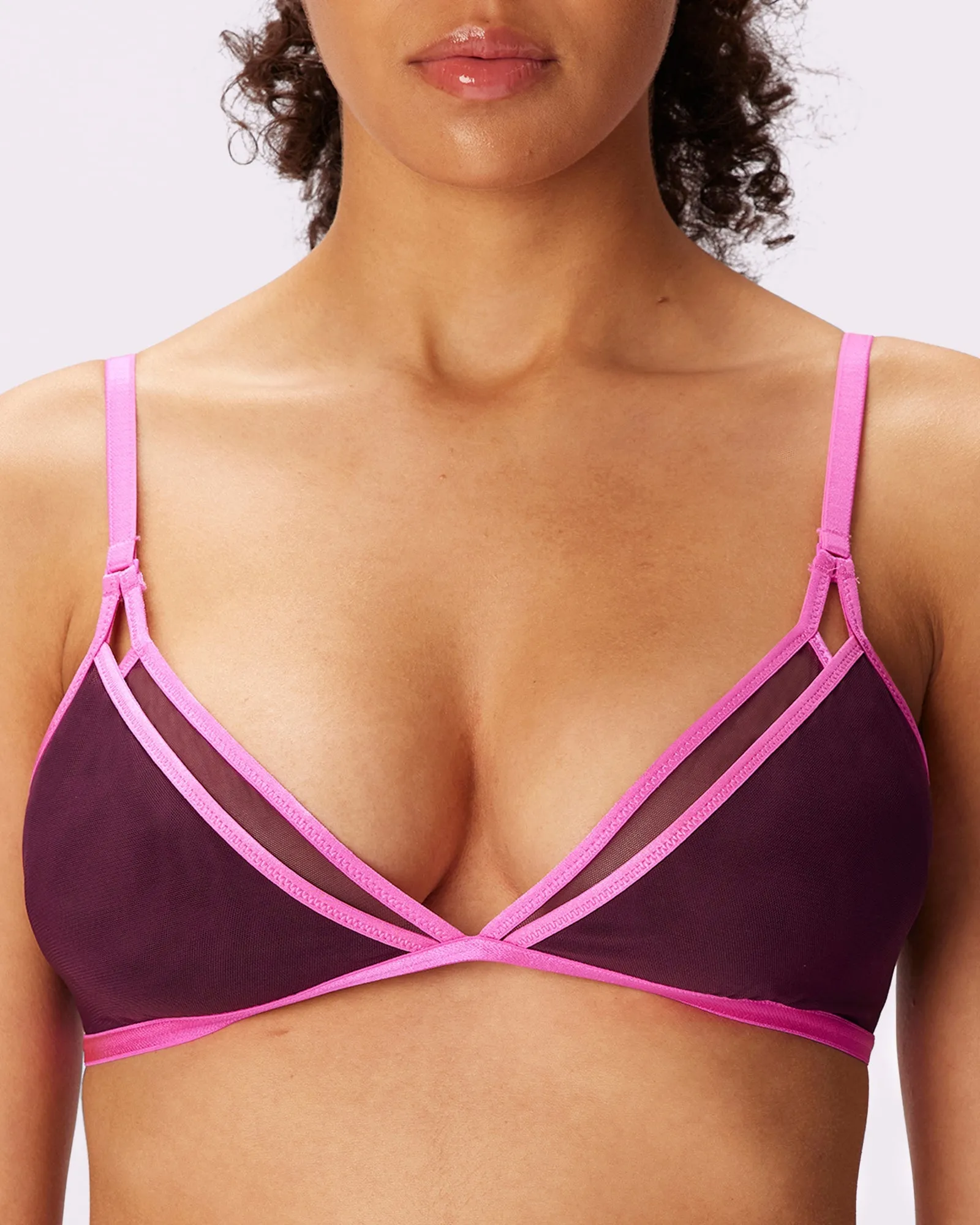 Sexy Layered Mesh Bralette | Silky Mesh | Archive (Venus) sold by Parade