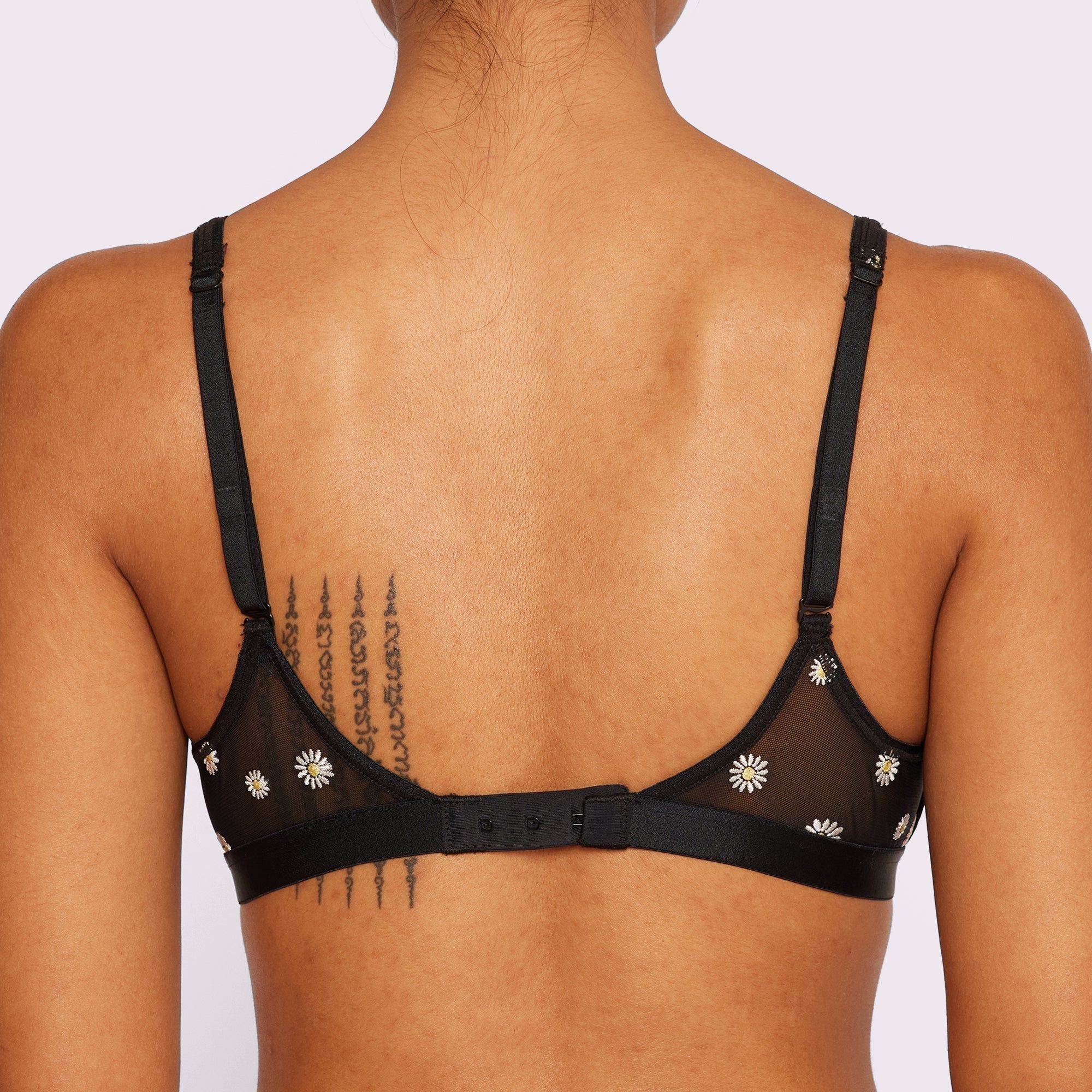 XL Plunge Bralette | Silky Mesh | Archive (Daisy Chain) sold by Parade product image thumbnail 3