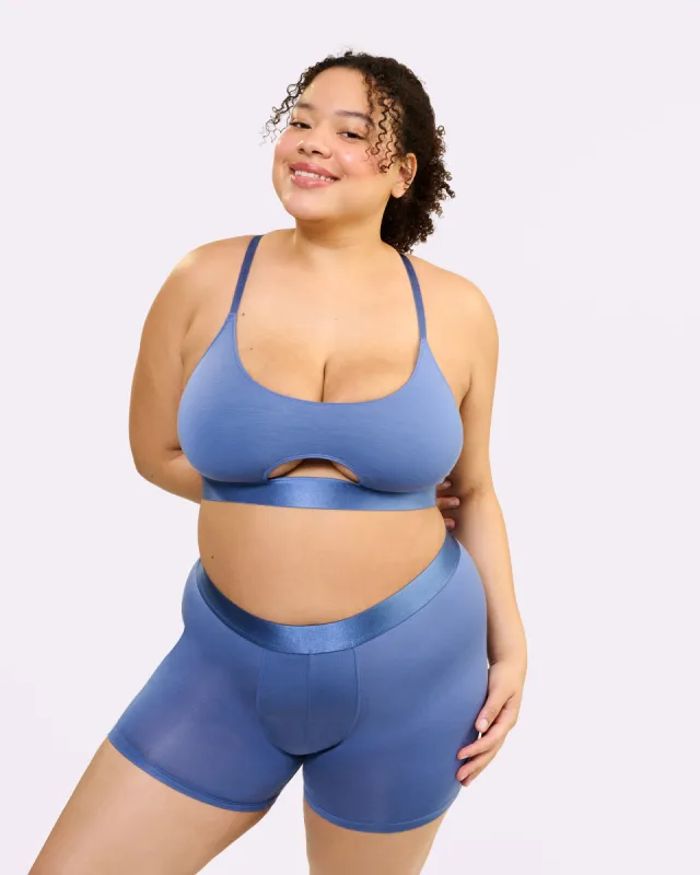 Peekaboo Scoop Bralette | New:Cotton | Archive (Dew Drop) sold by Parade
