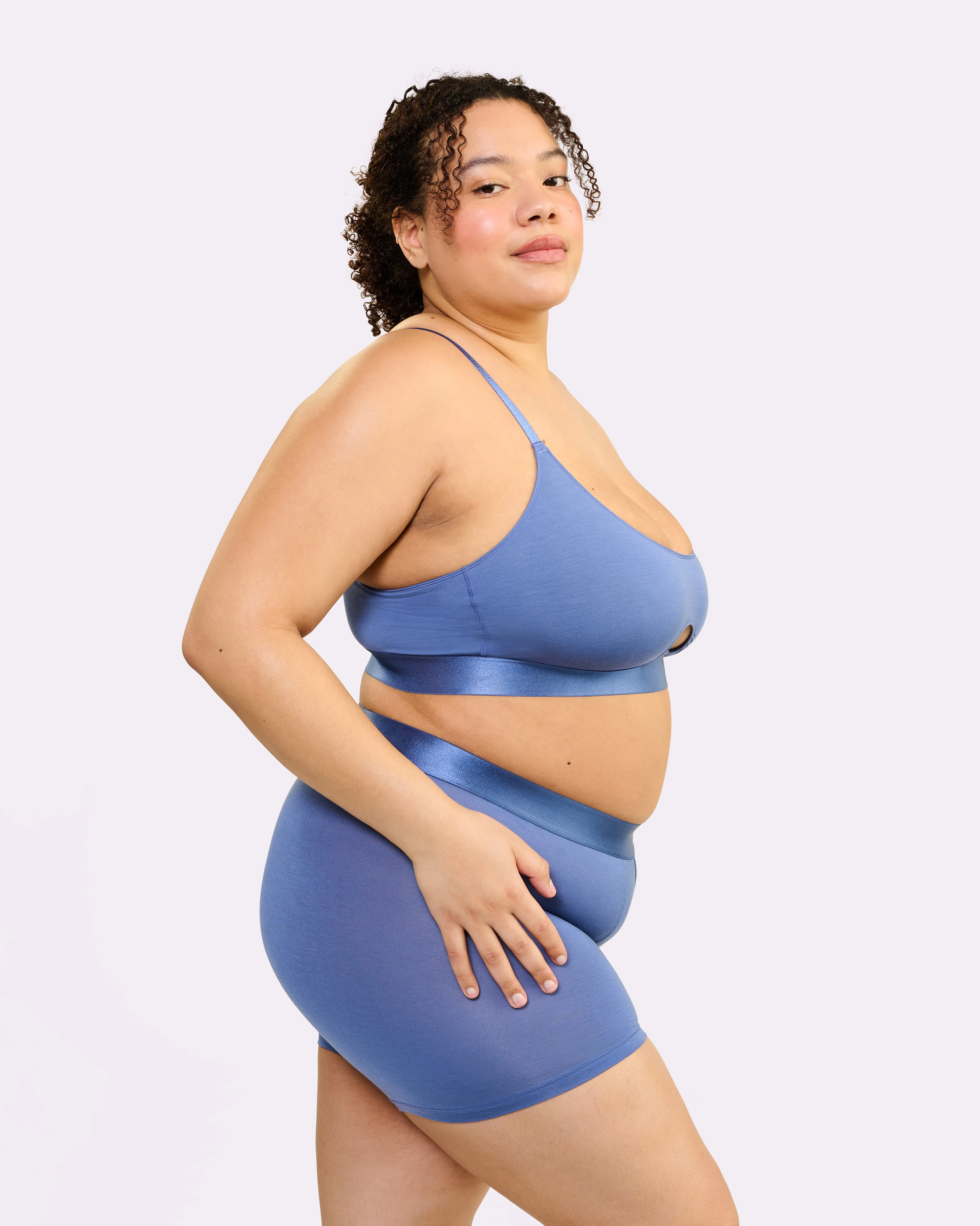 Peekaboo Scoop Bralette | New:Cotton | Archive (Dew Drop) sold by Parade product image thumbnail 2