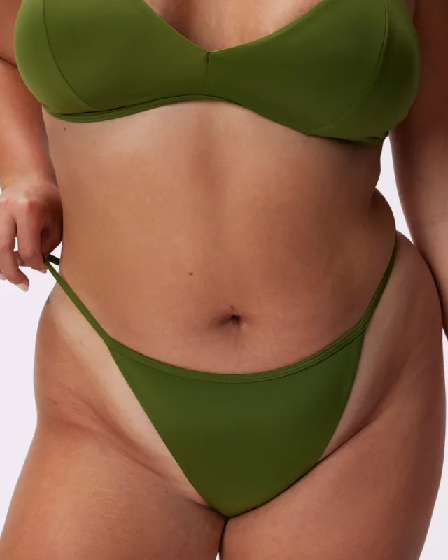 Cheeky Bikini Bottom | EcoSplash Swim | Archive (Palm Tree) sold by Parade