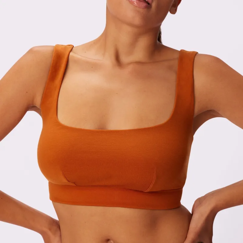 2+ Cloud Scoop Bralette | SuperSoft | Archive (Kombucha) sold by Parade