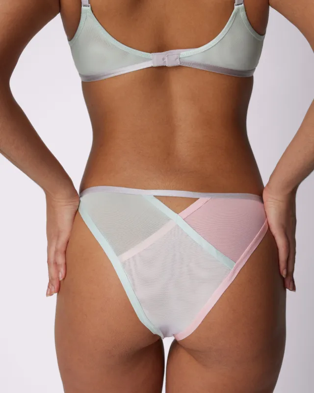 Strappy Cheeky with Cutout | Silky Mesh | Archive (Sleepover) sold by Parade