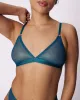 Triangle Bralette Hardware | Silky Mesh | Archive (Mermaid) sold by Parade