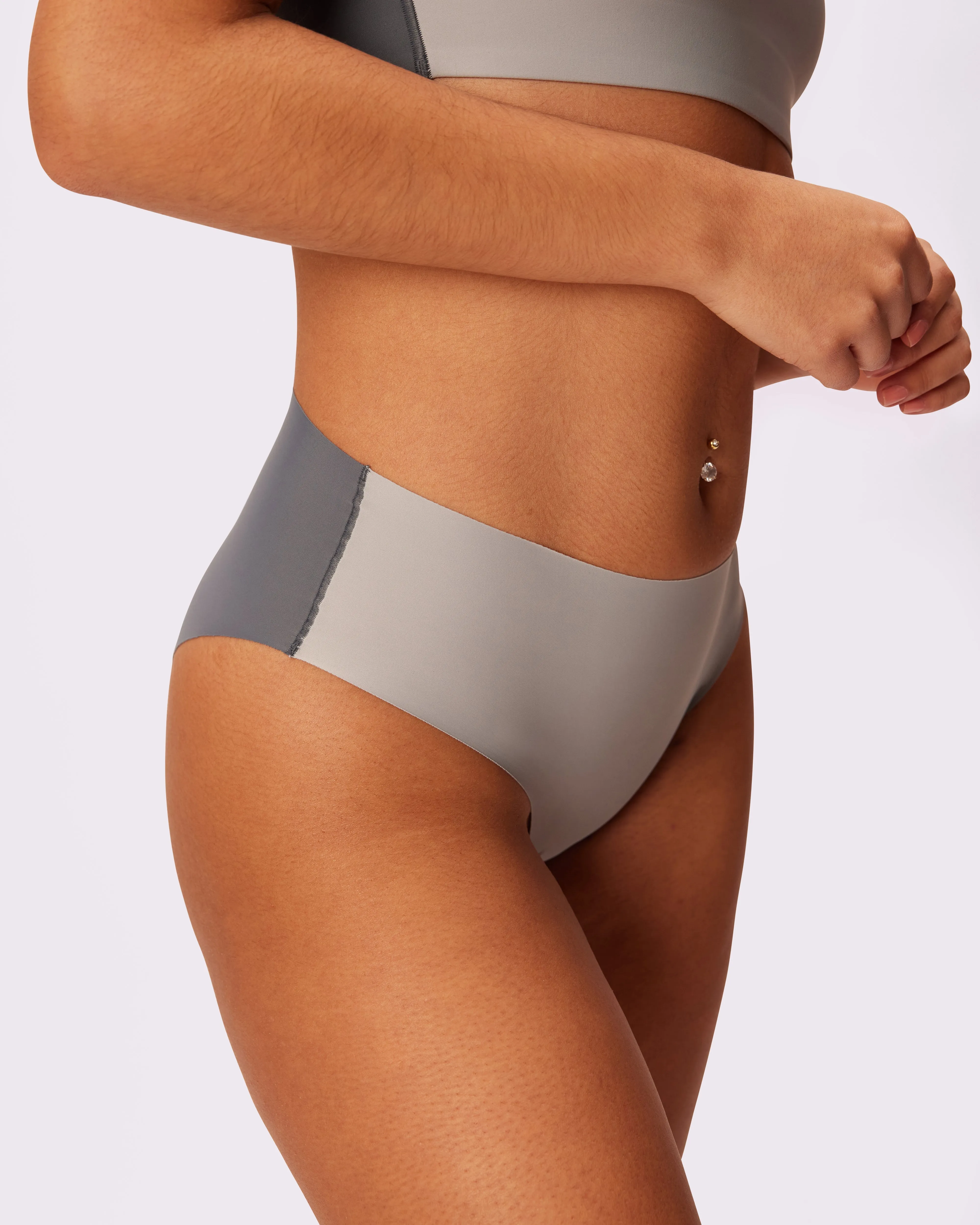 Invisible Sculpt High Rise Brief | Seamless Universal | Archive (Storm Cloud) sold by Parade product image thumbnail 4