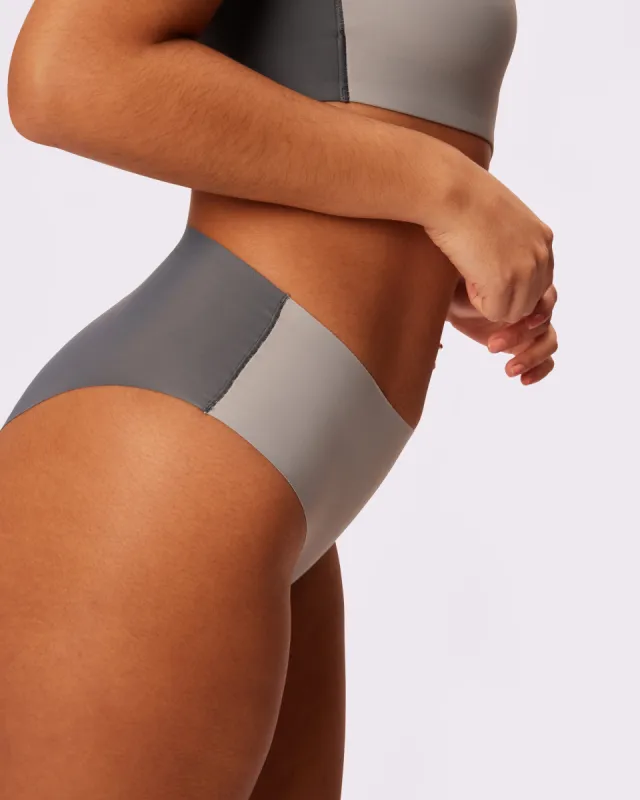 Invisible Sculpt High Rise Brief | Seamless Universal | Archive (Storm Cloud) sold by Parade