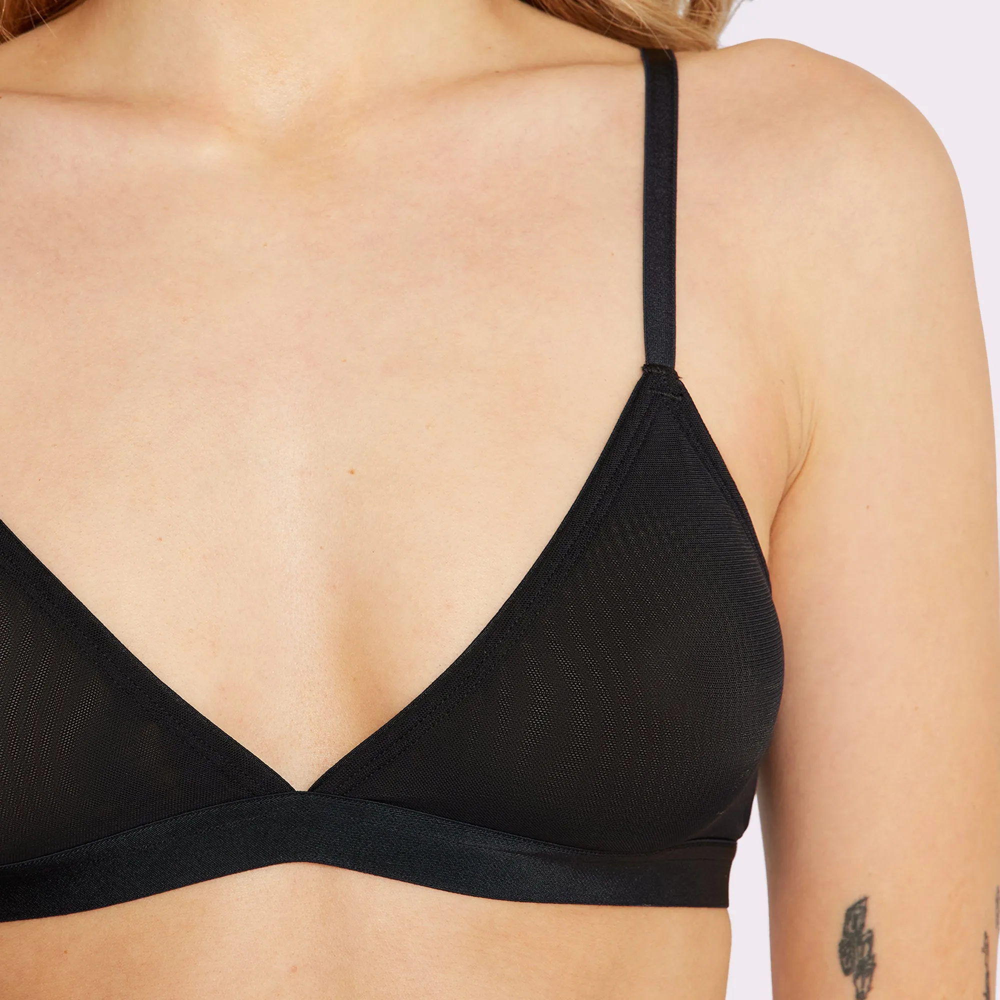 Triangle Bralette | Silky Mesh | Archive (Eightball) sold by Parade product image thumbnail 4