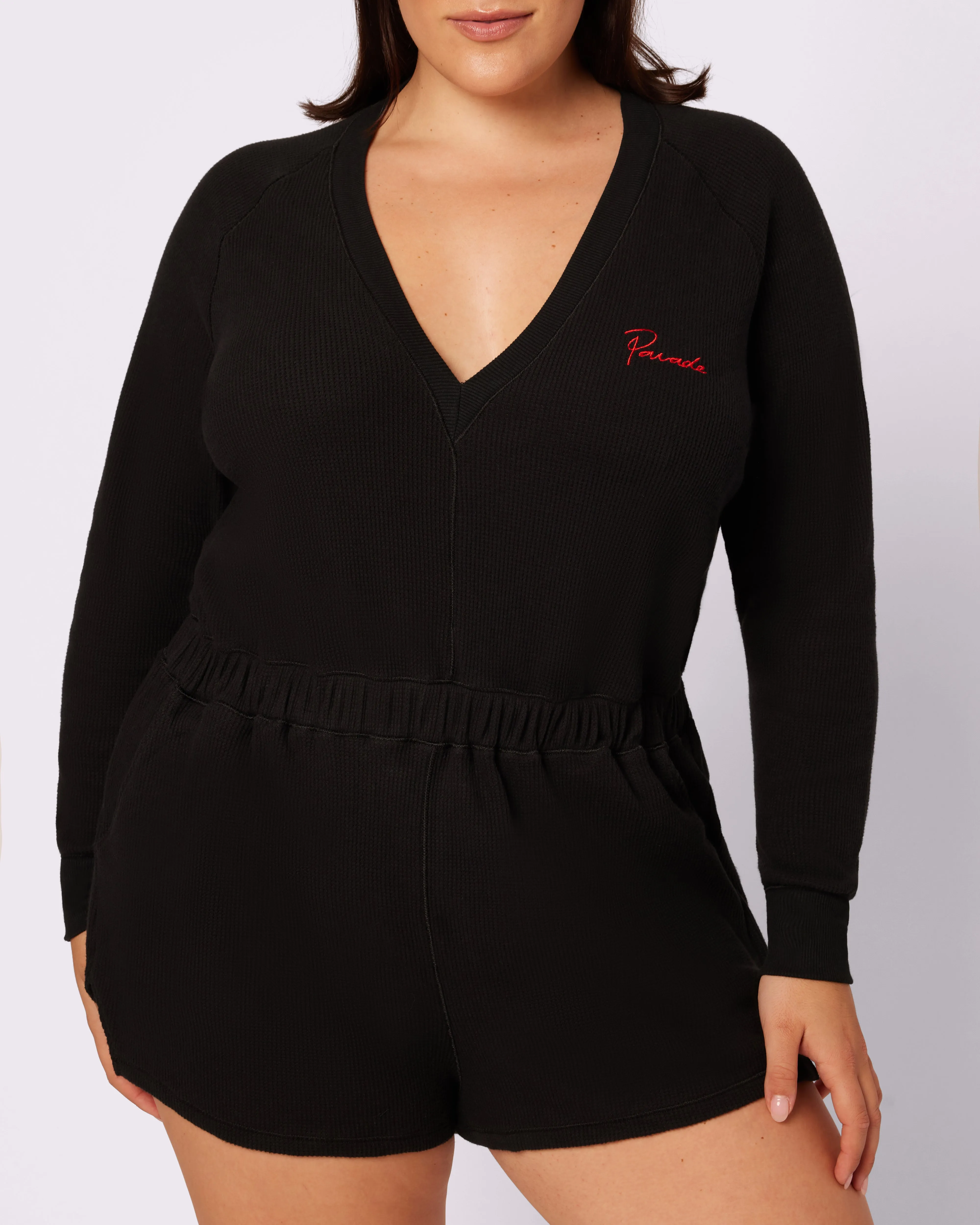 Cozy Long Sleeve Playsuit | Cozy Waffle | Archive (Eightball) sold by Parade product image thumbnail 5