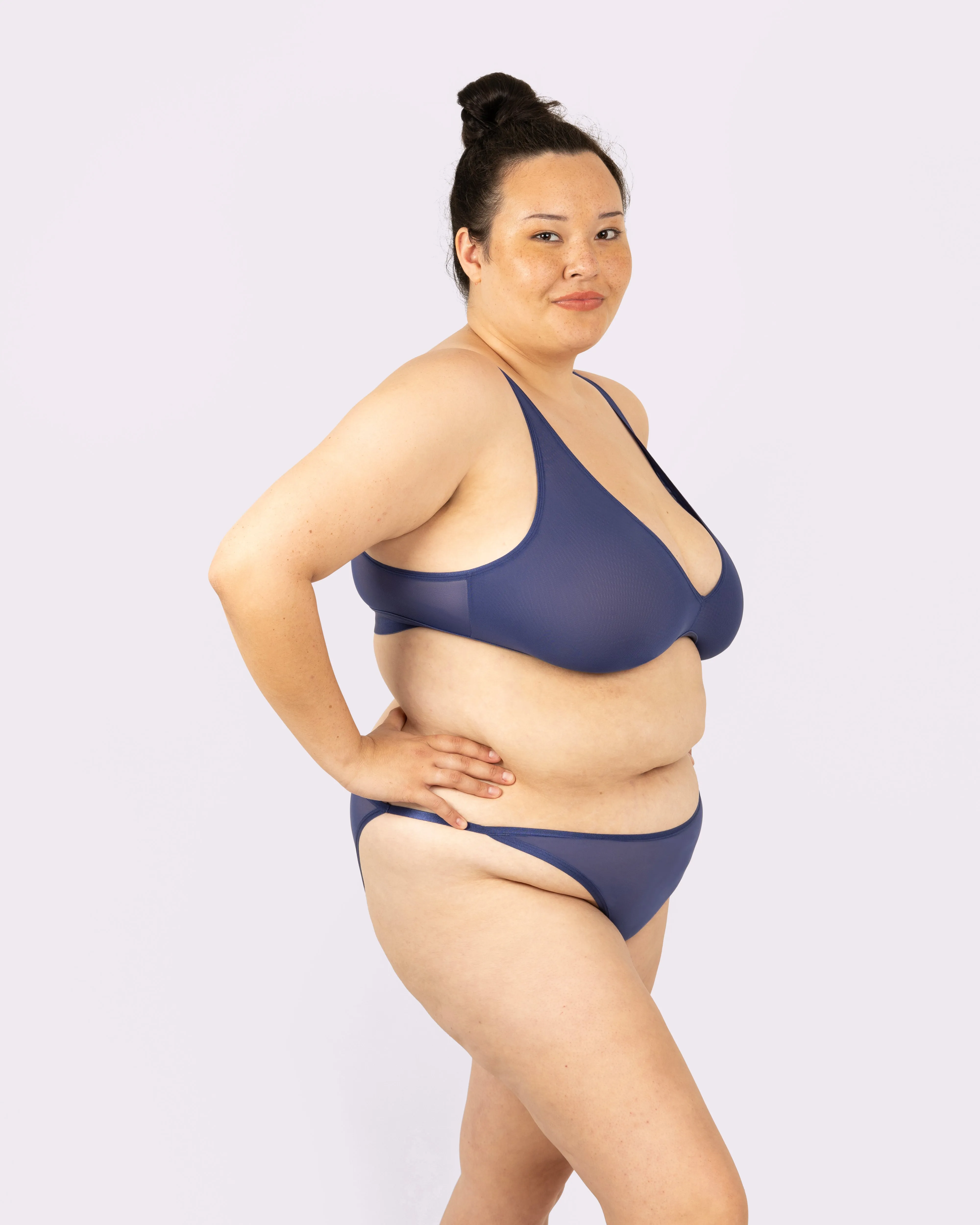 String Cheeky | Silky Mesh | Archive (Dolphin) sold by Parade